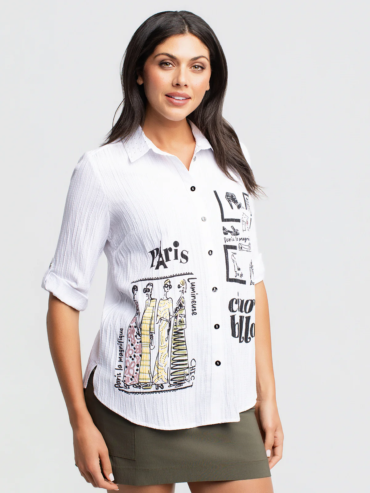 Blouse à imprimé graphique - Image 2