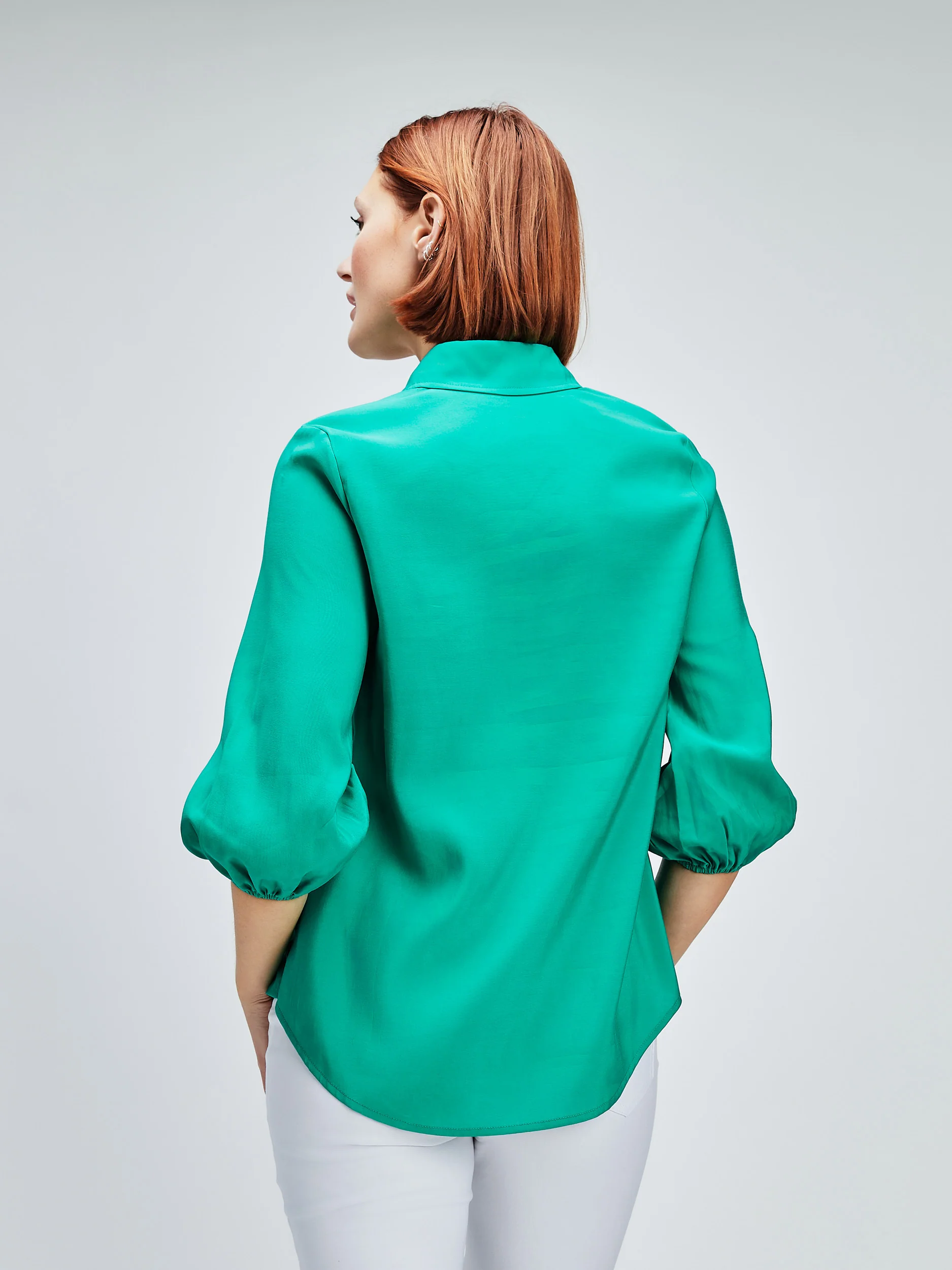Blouse à manches 3/4 avec boutons - Image 4