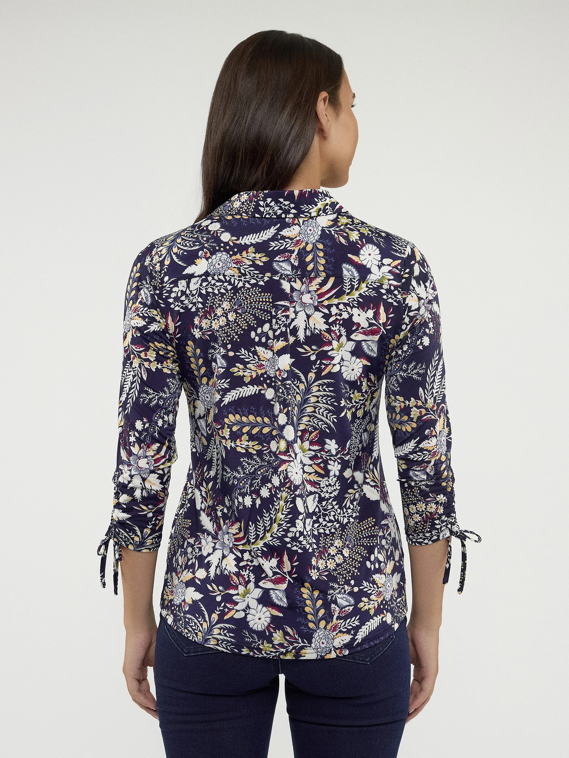 Blouse à manches 3/4 avec boutons - Image 3