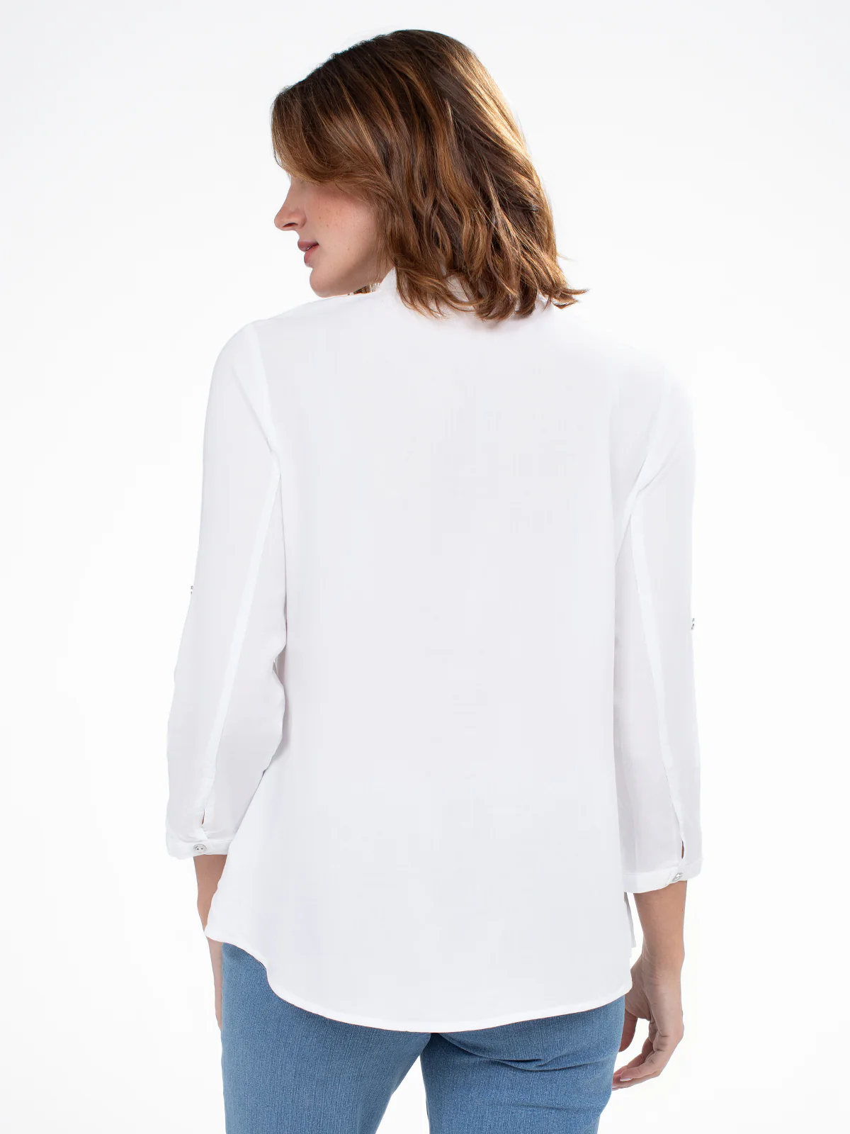 Blouse à manches 3/4 avec boutons - Image 3