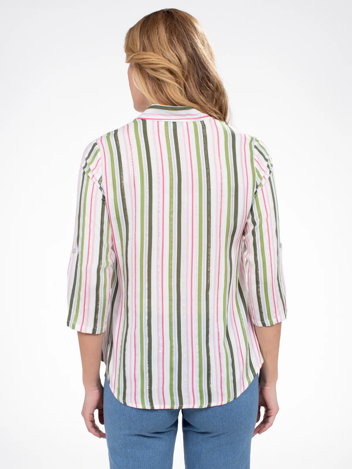 Blouse à manches 3/4 avec boutons - Image 4