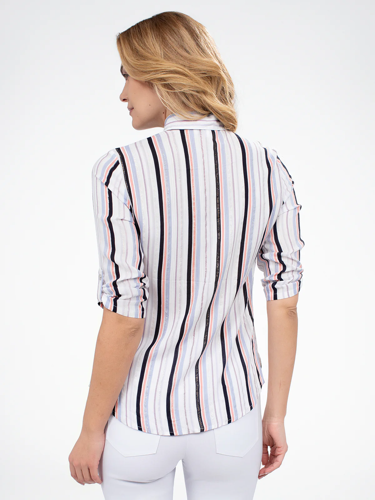Blouse à manches 3/4 avec boutons - Image 8