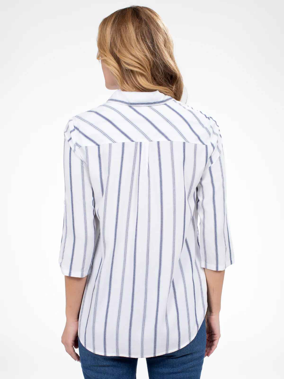 Blouse à manches 3/4 avec boutons - Image 4