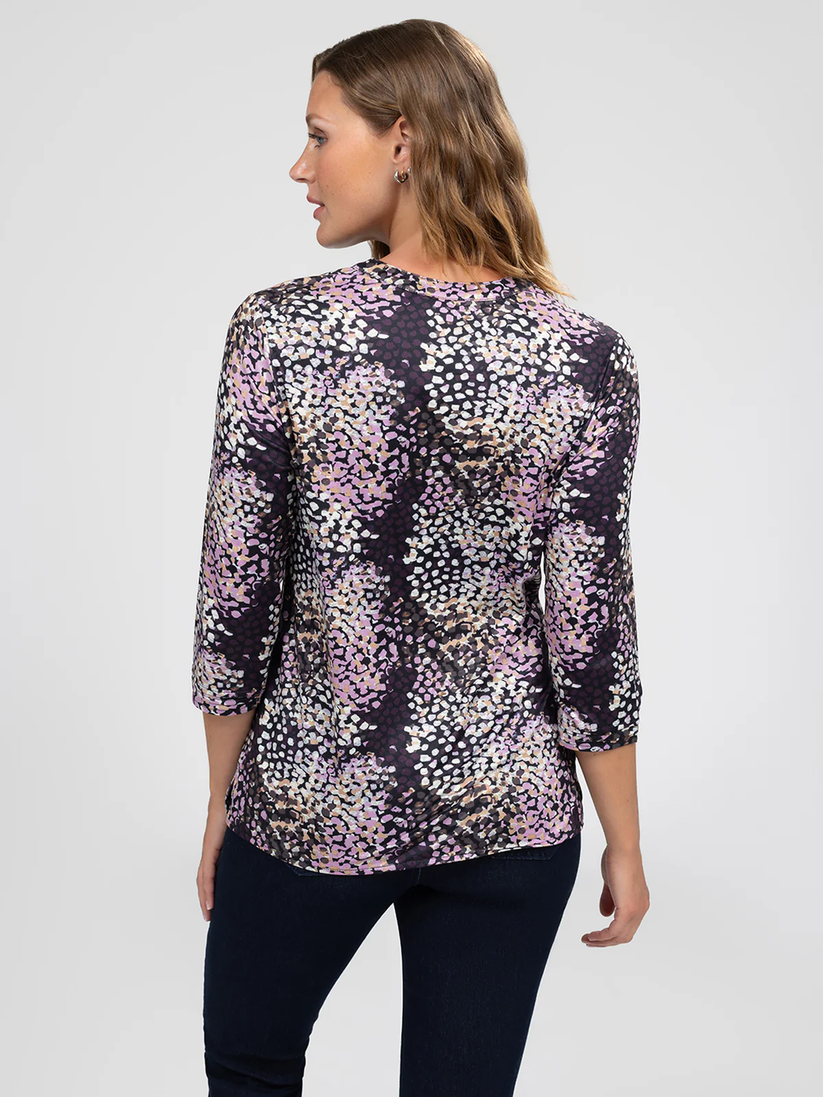Blouse à manches 3/4 avec boutons - Image 3