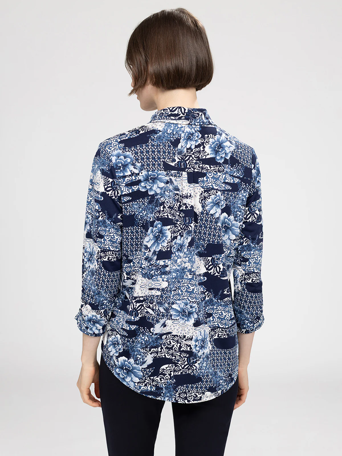 Blouse à manches 3/4 avec boutons - Image 3