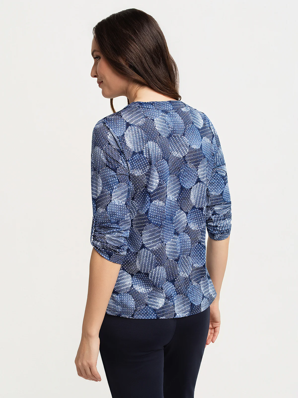 Blouse à manches 3/4 avec boutons - Image 3