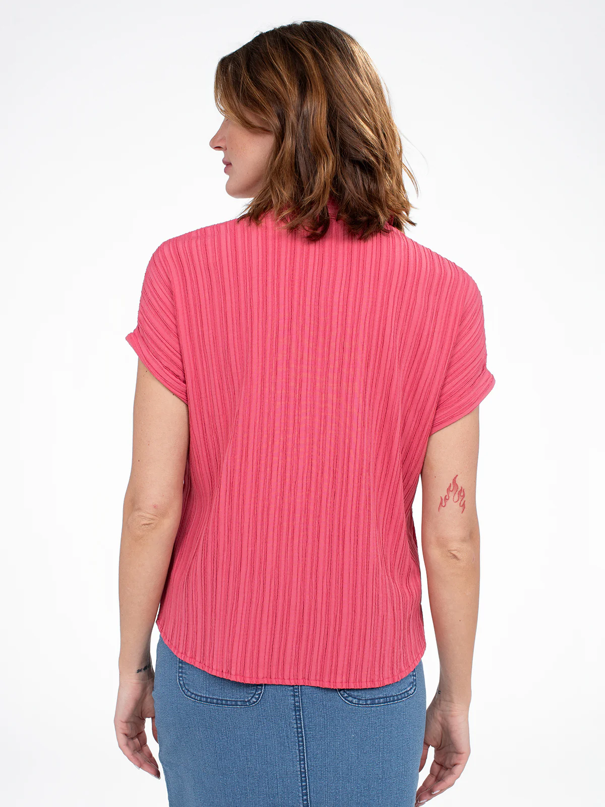Blouse à manches courtes avec boutons - Image 11