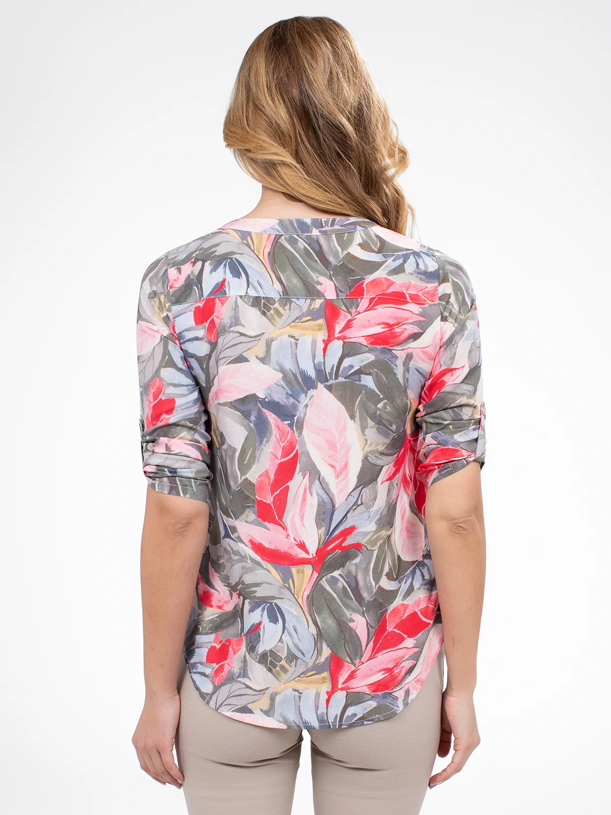 Blouse à manches courtes avec boutons - Image 3
