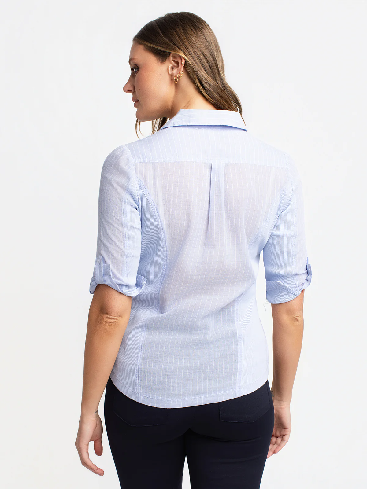 Blouse à manches courtes avec boutons - Image 3