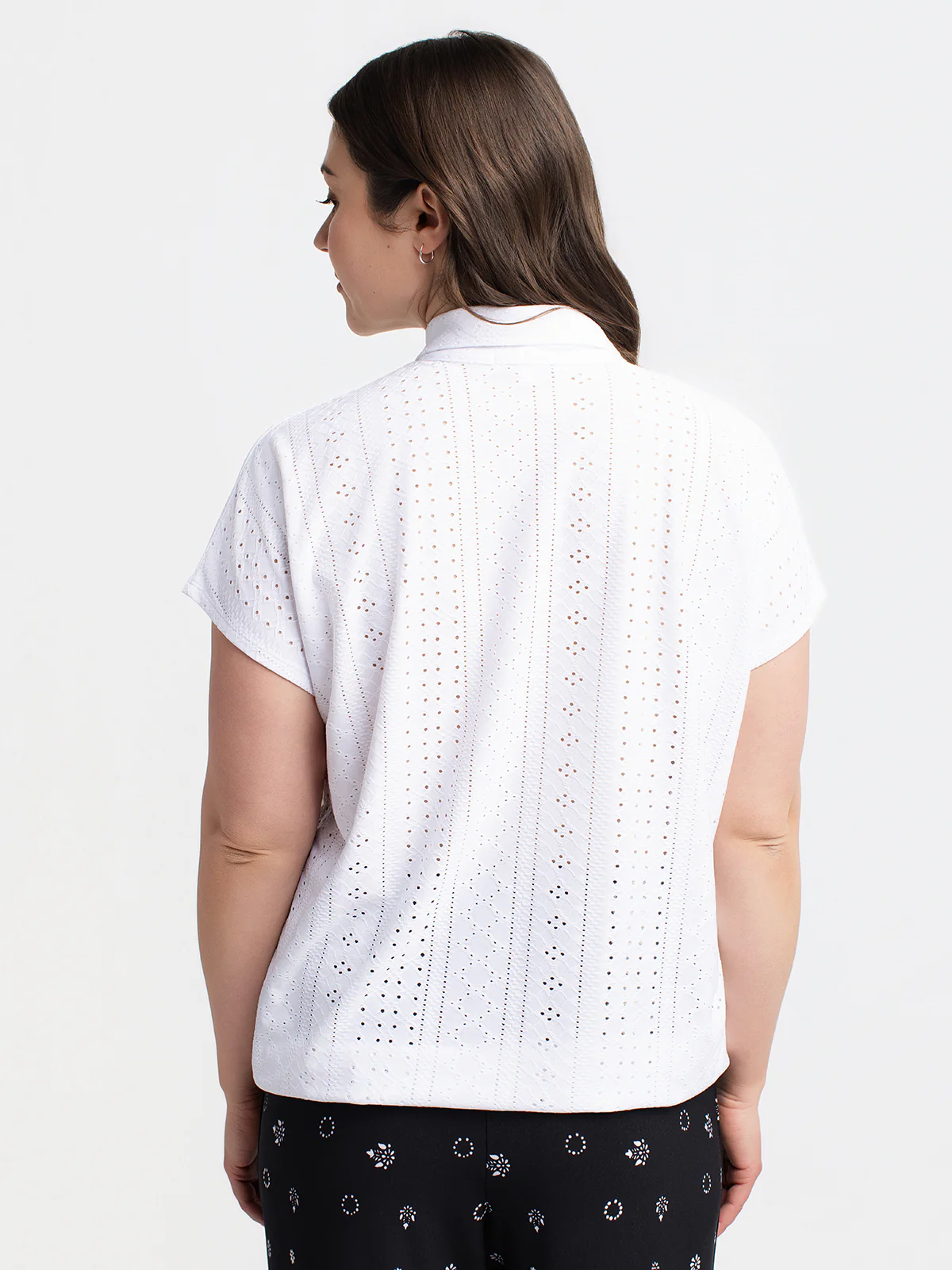 Blouse à manches courtes avec boutons - Image 3