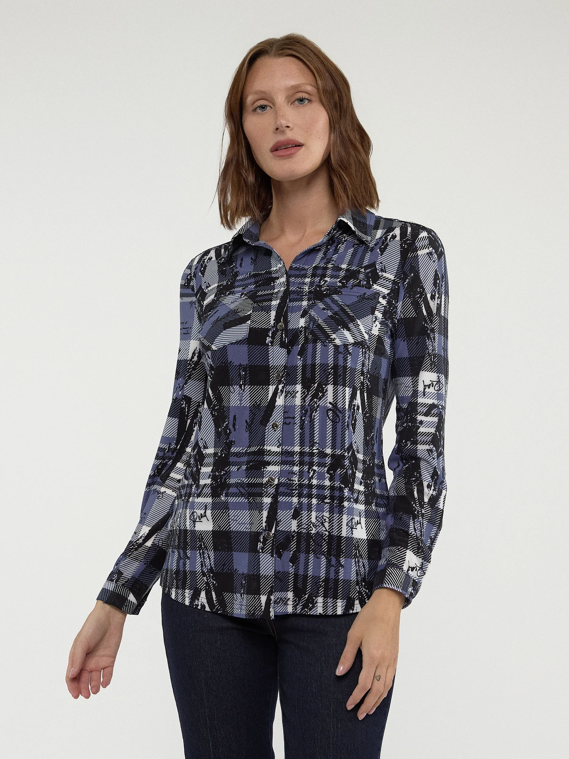 Blouse à manches longues avec boutons - Image 6