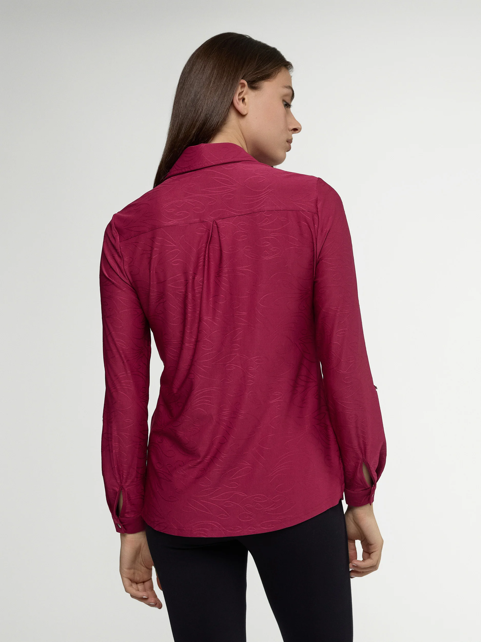 Blouse à manches longues avec boutons - Image 3