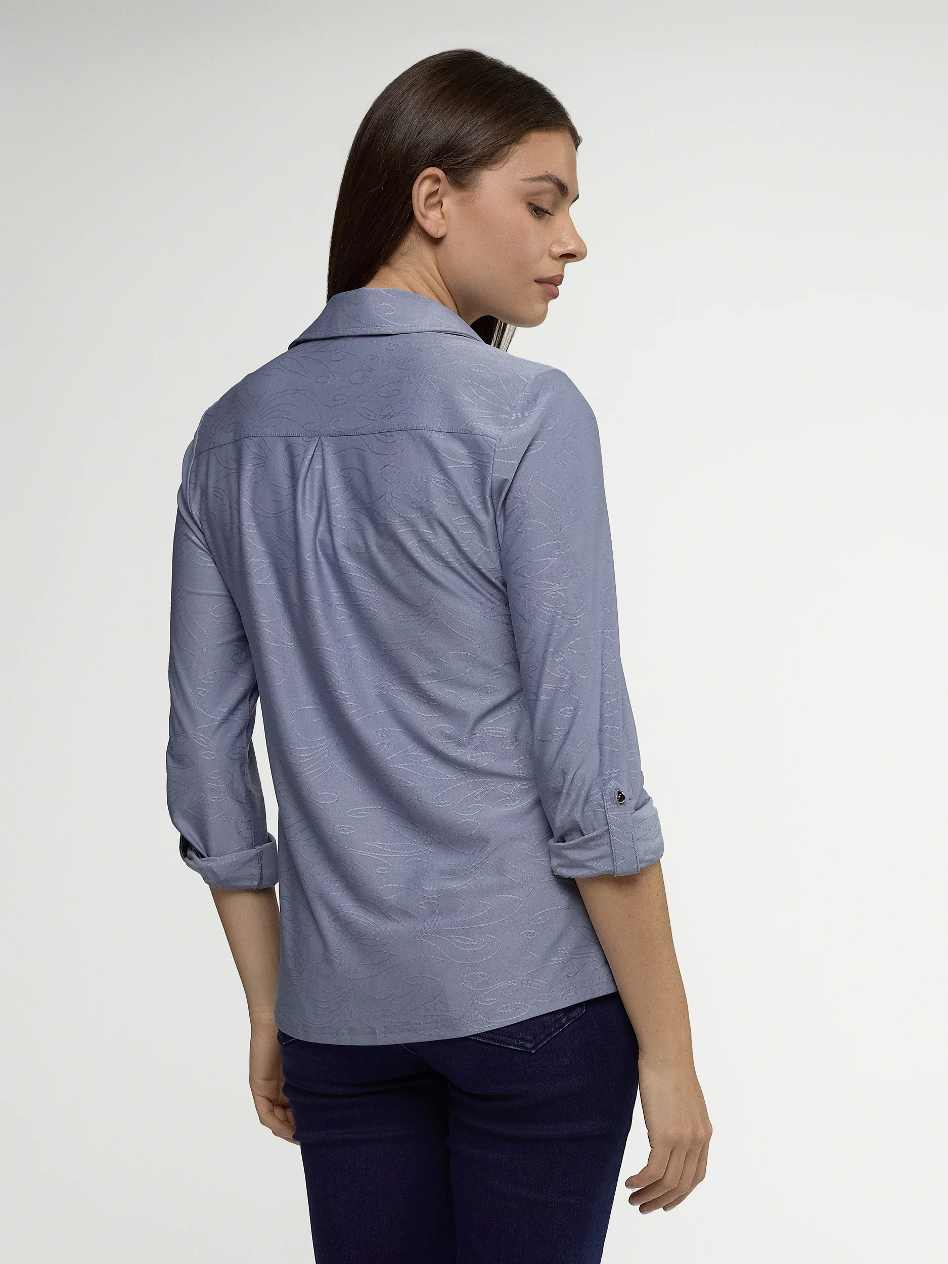 Blouse à manches longues avec boutons - Image 7