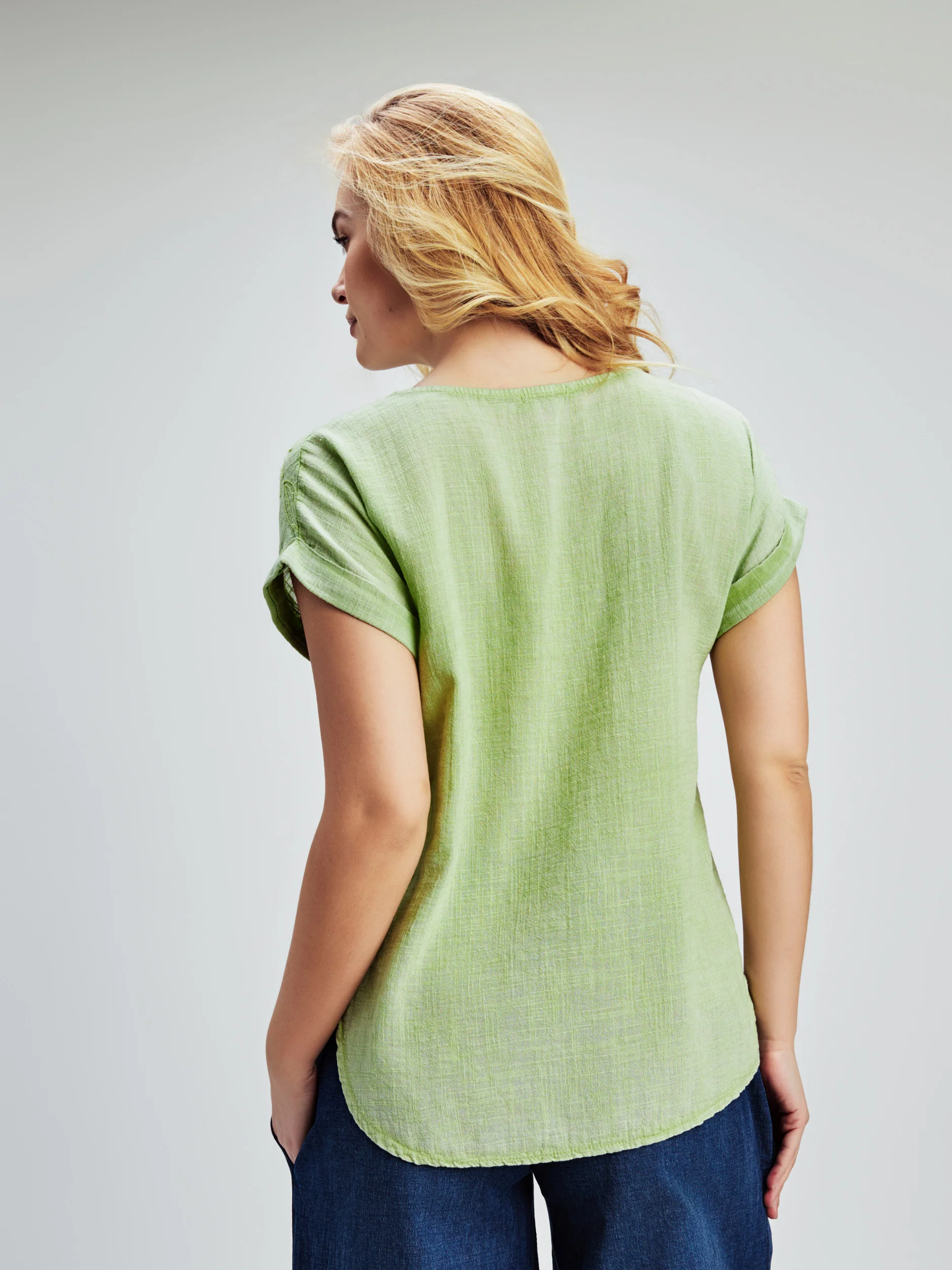 Blouse ample à manches courtes - Image 3