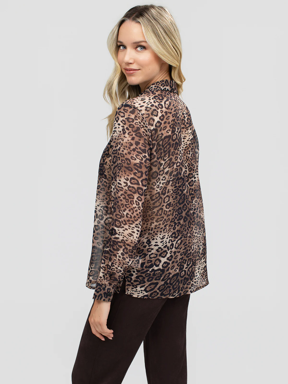 Blouse fluide à imprimé léopard - Image 4