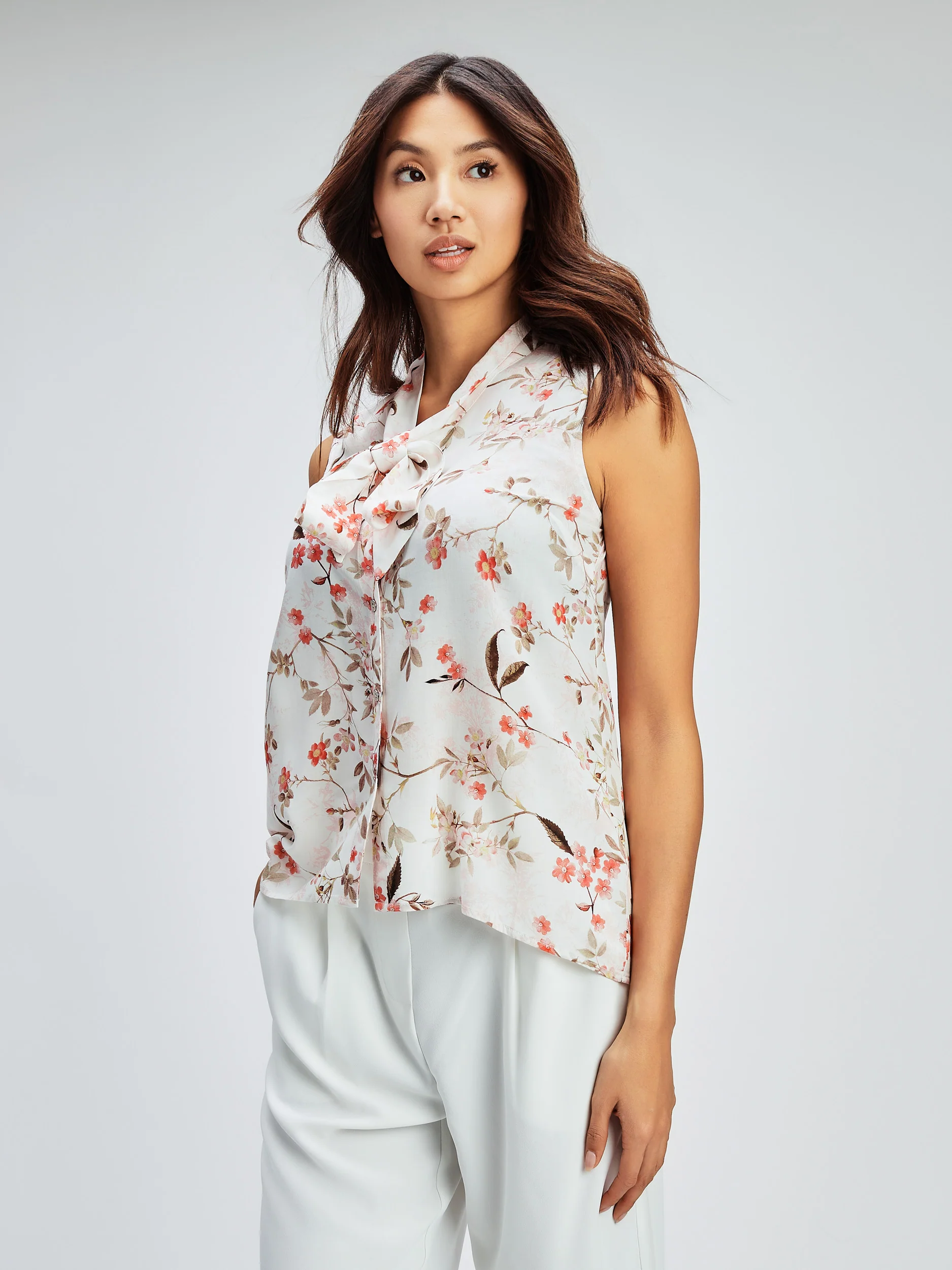 Blouse sans manches avec boutons - Image 2