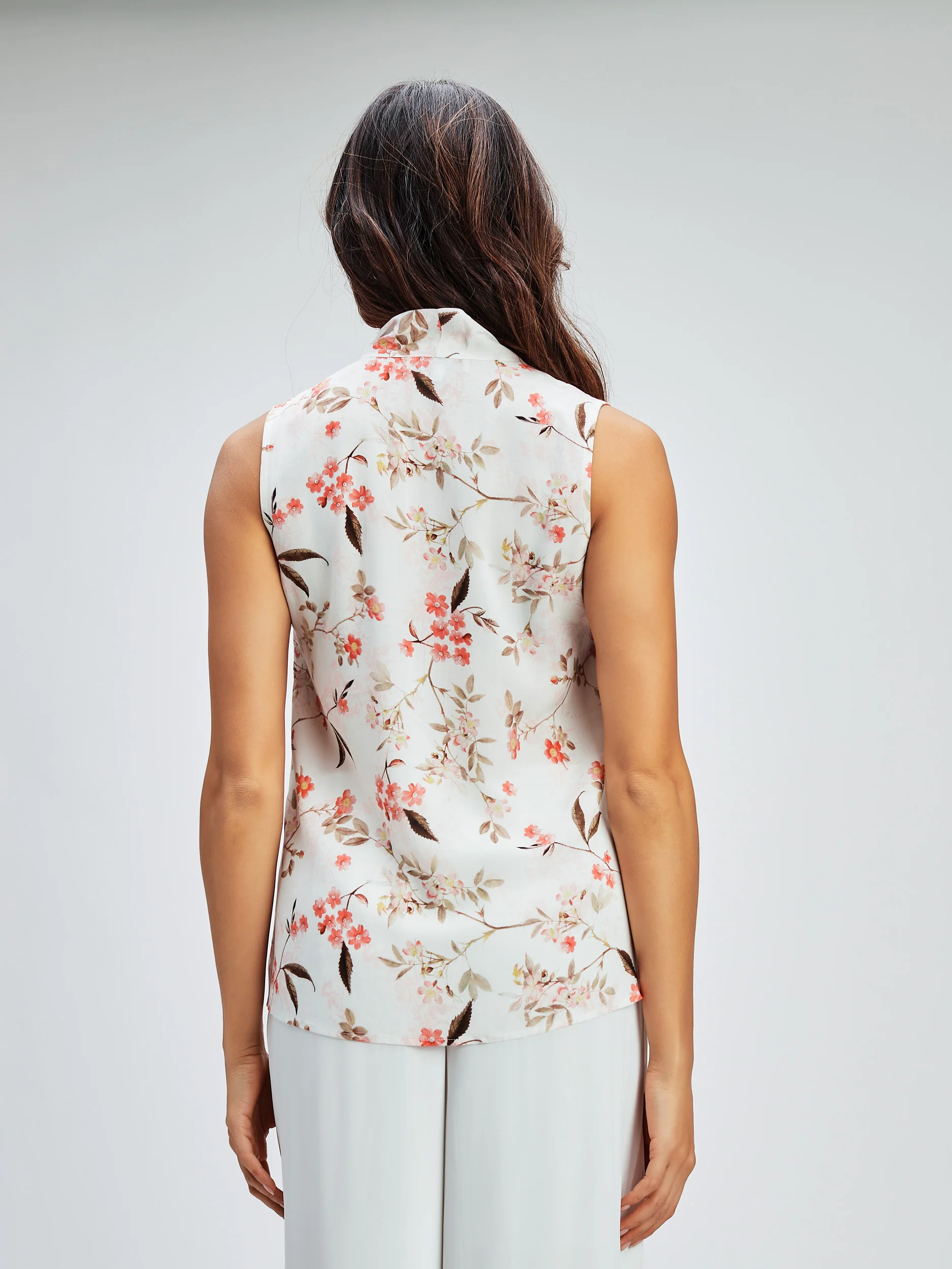 Blouse sans manches avec boutons - Image 4
