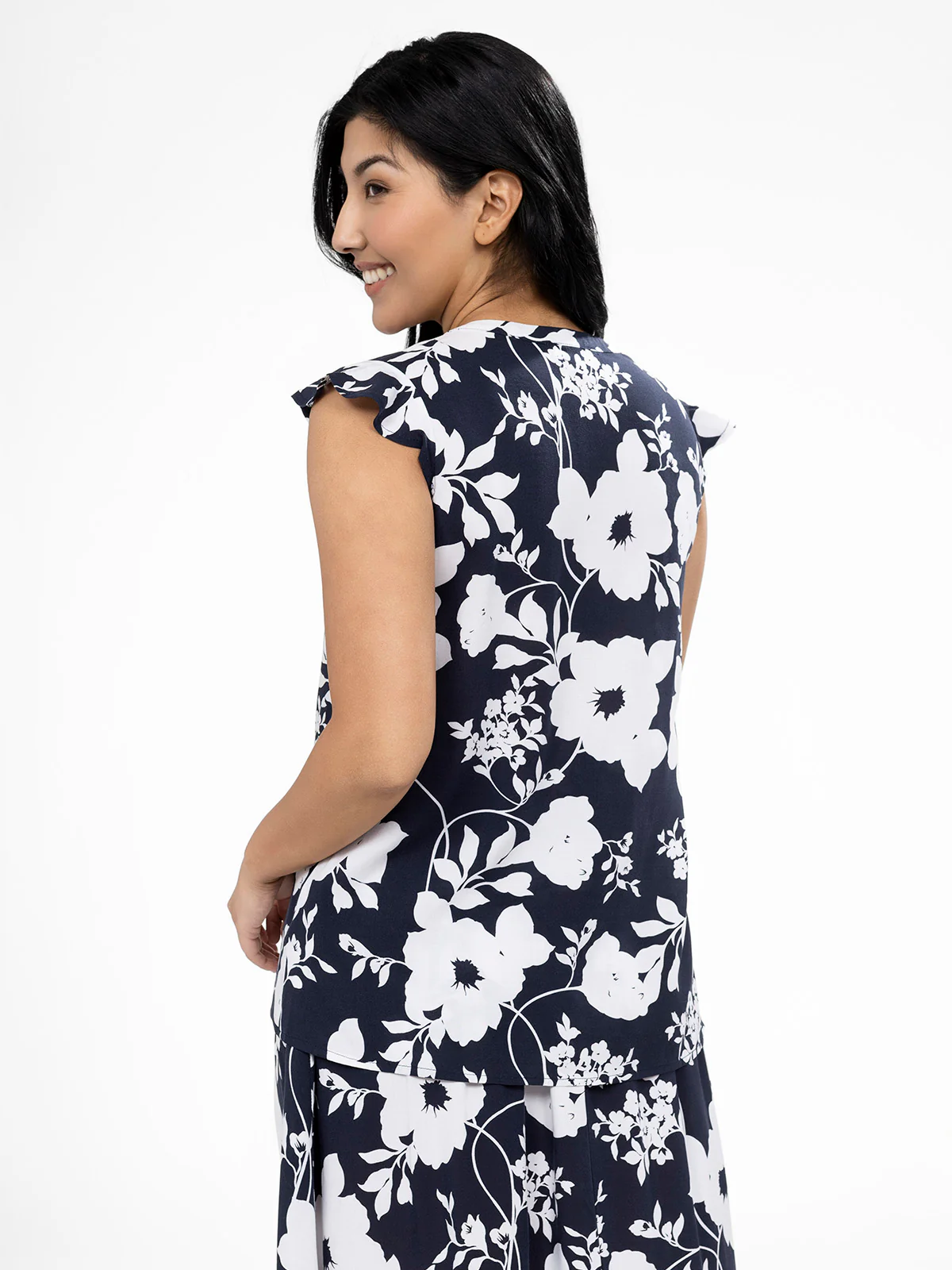 Blouse sans manches avec boutons - Image 3