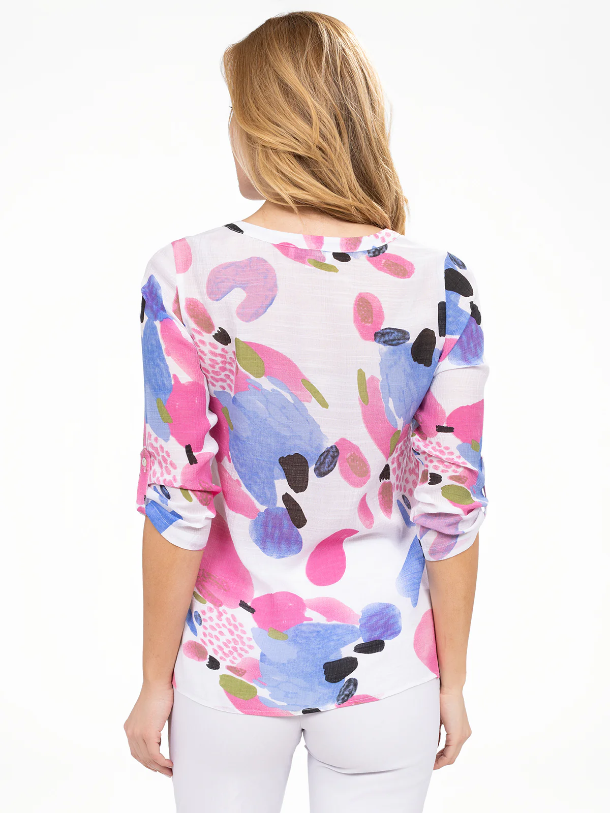 Blouse sans manches avec boutons - Image 3