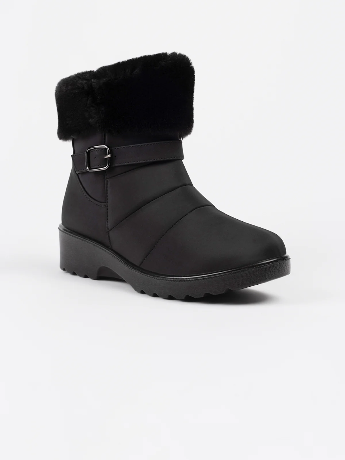 Bottes d'hiver à talons compensés - Image 3