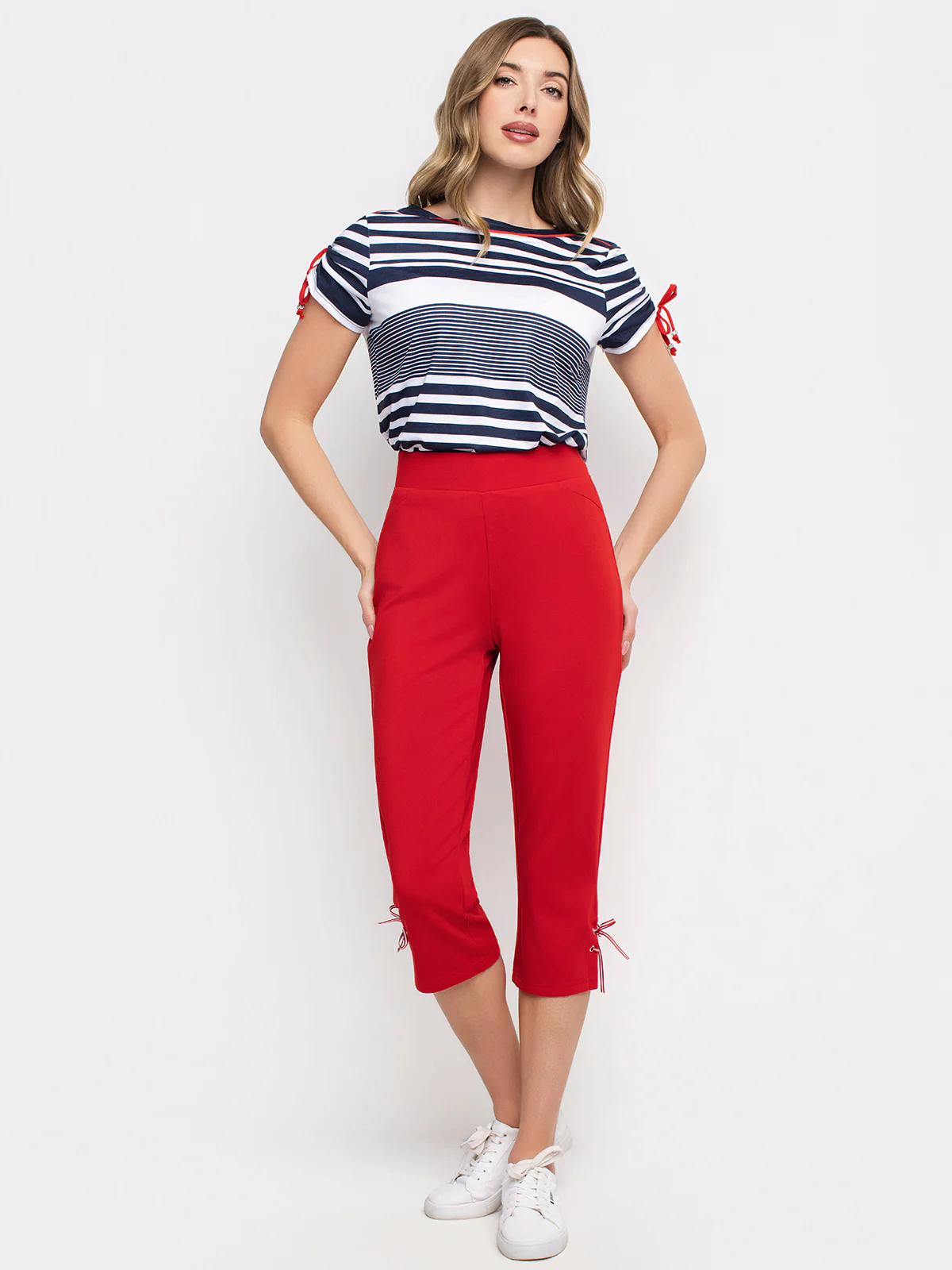 Capri à taille haute à enfiler - Image 4
