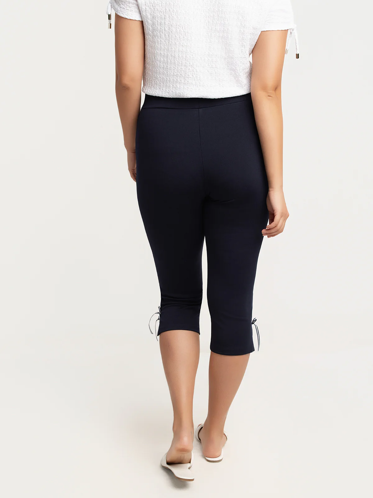 Capri à taille haute à enfiler - Image 8