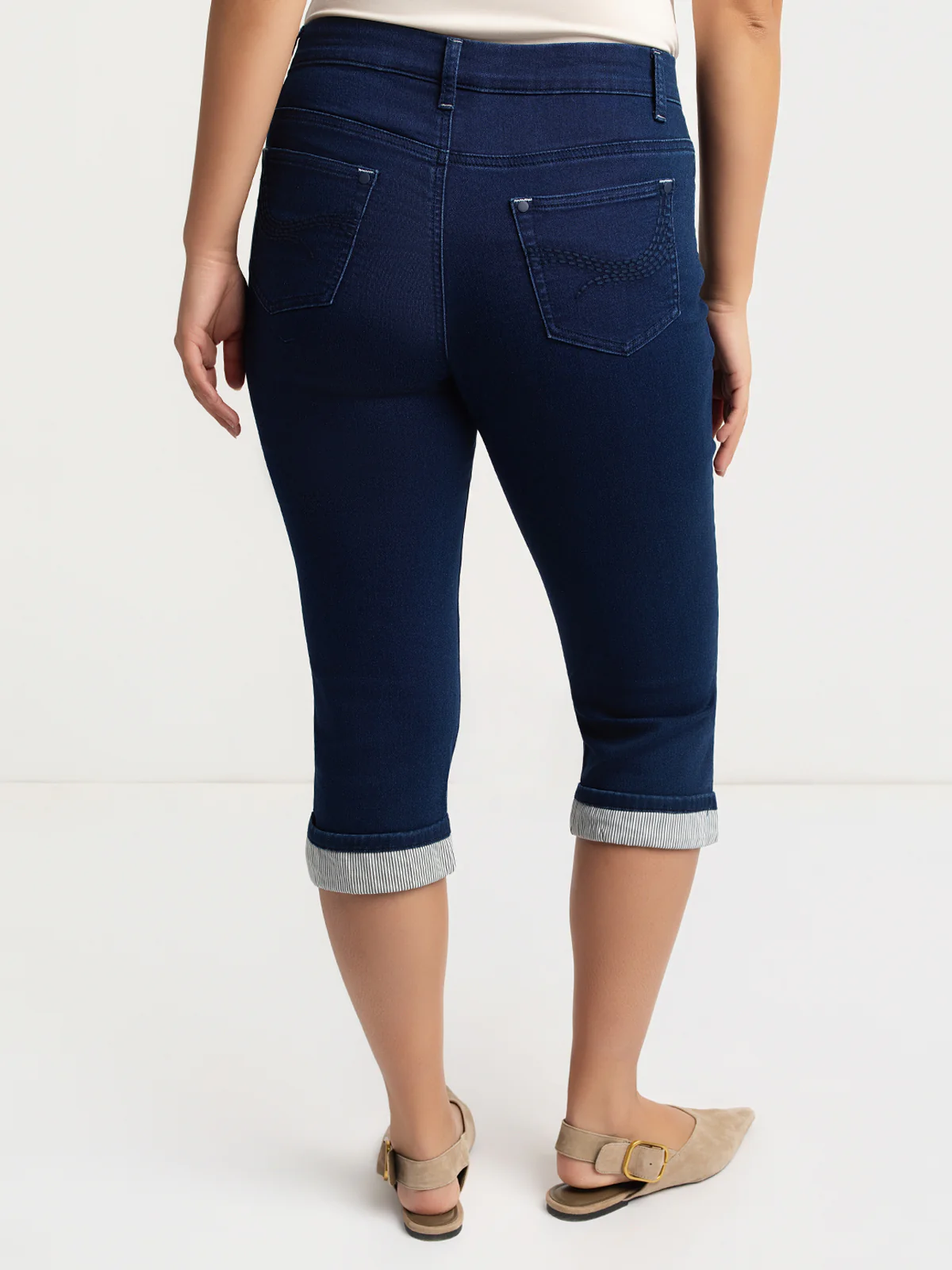 Capri droit en denim - Image 3