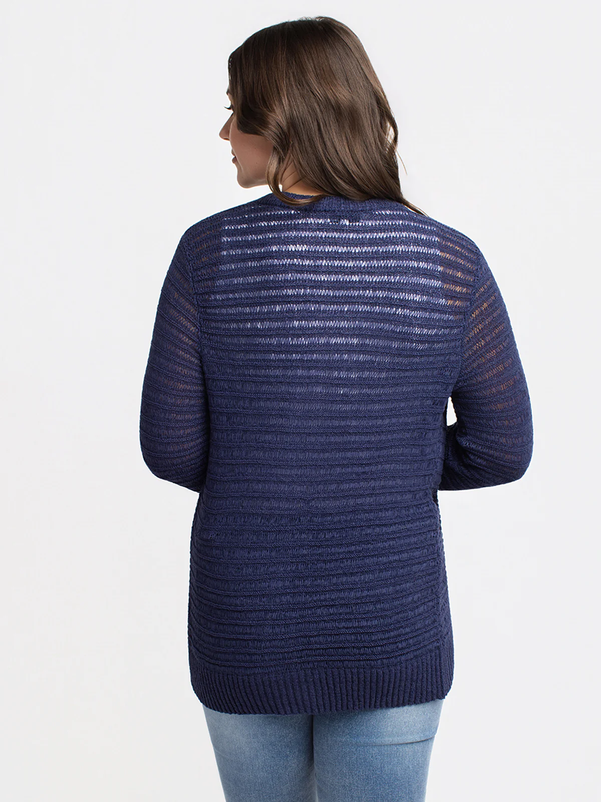 Cardigan en tricot ouvert à manches longues - Image 7