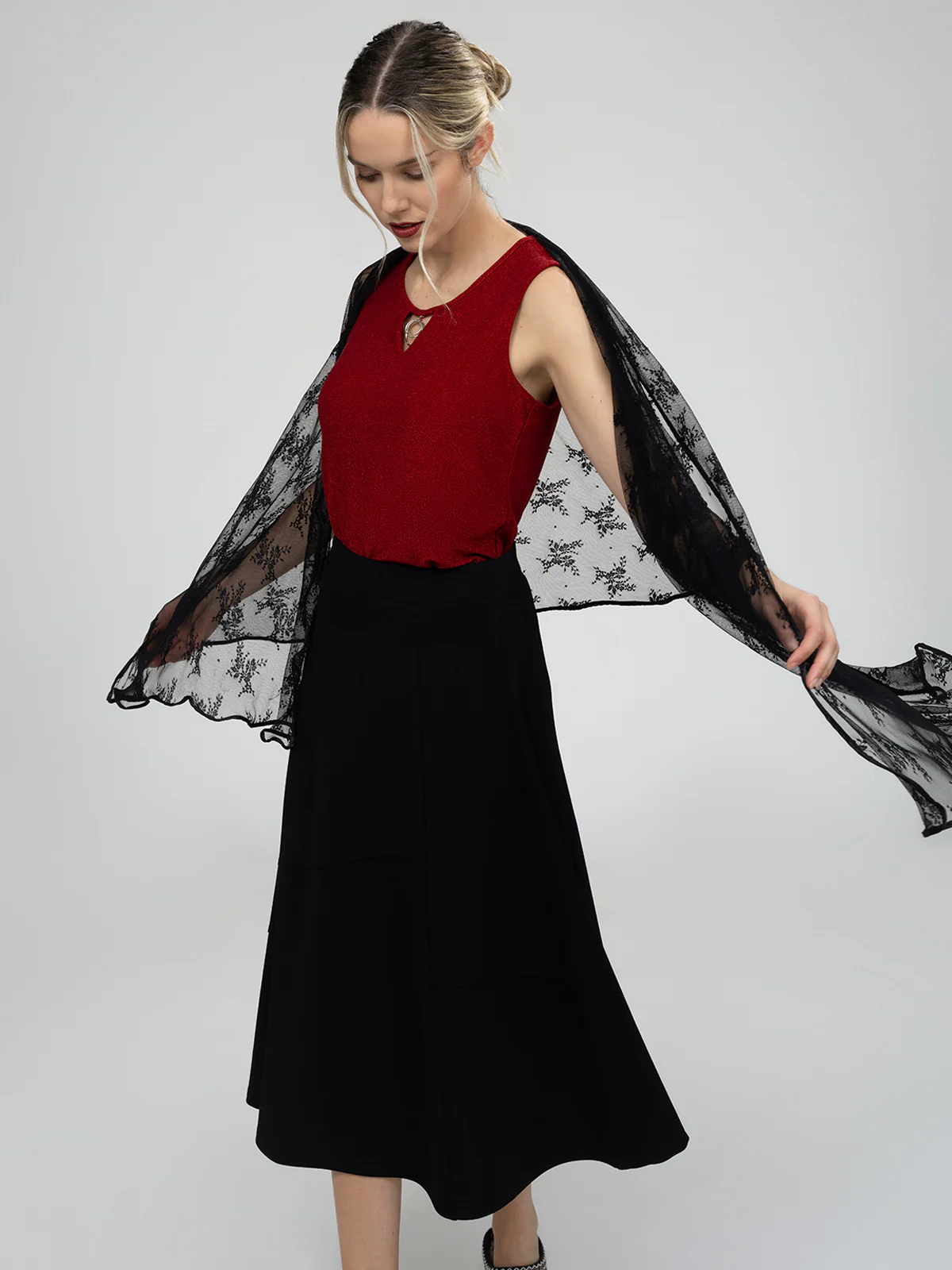 Foulard en tulle