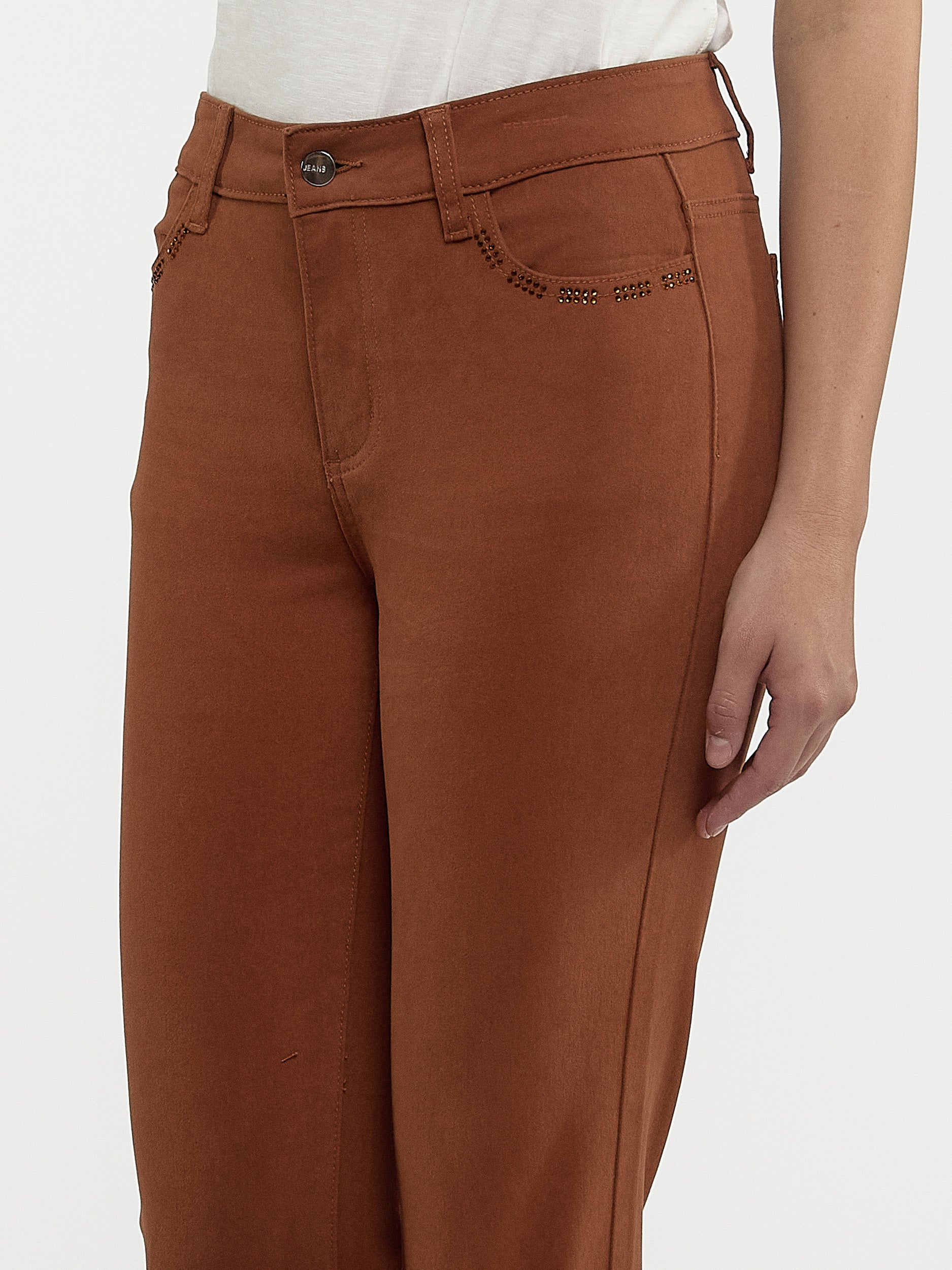 Jean droit à taille haute - Image 10