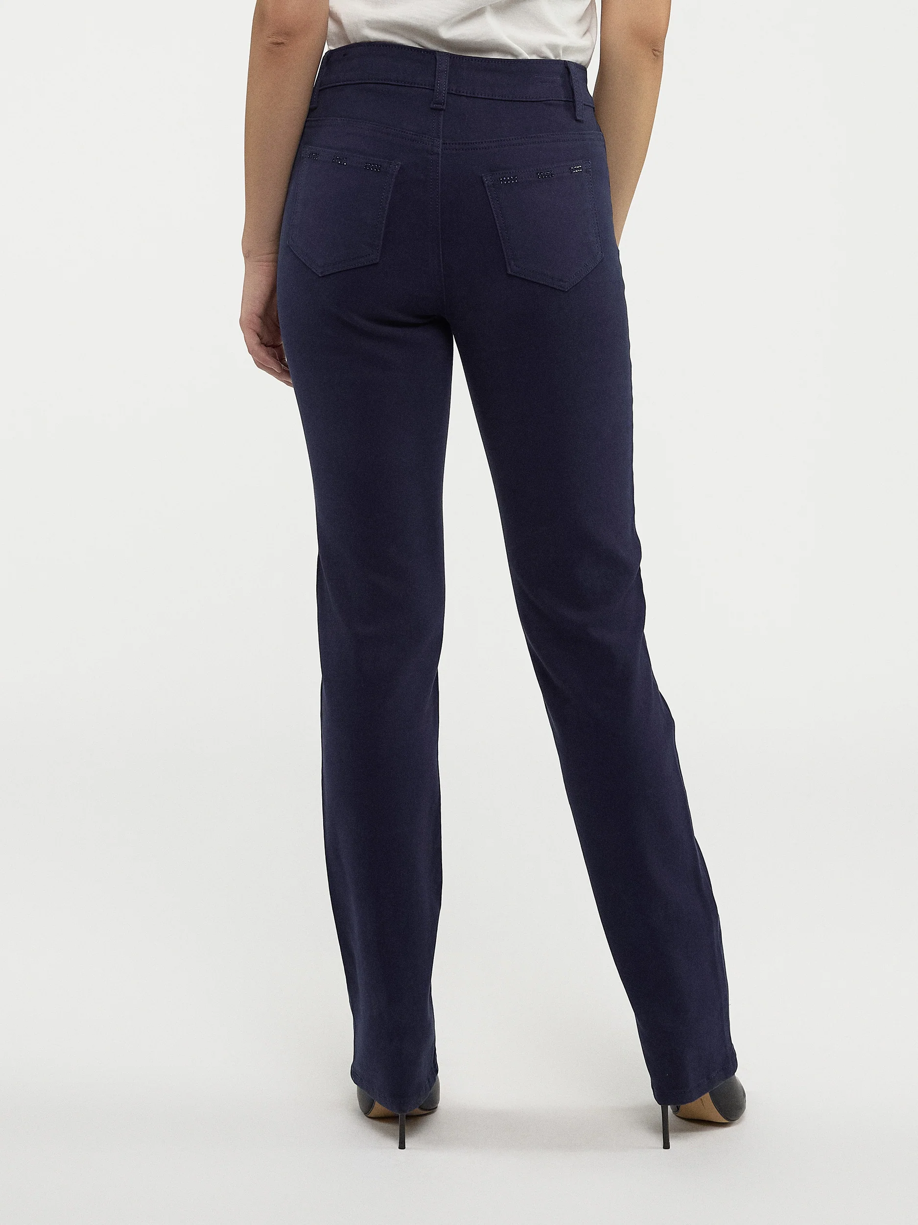 Jean droit à taille haute - Image 19