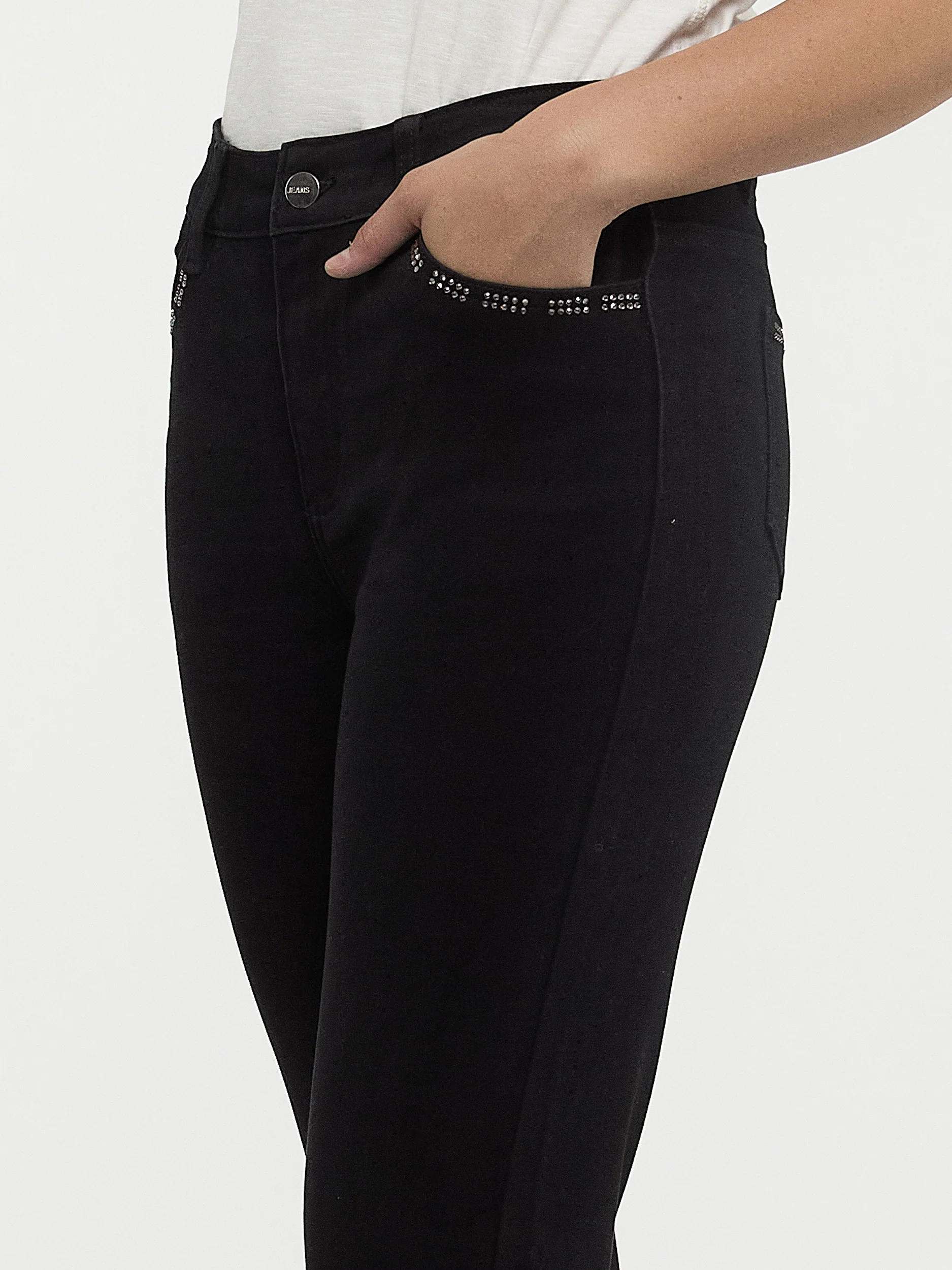 Jean droit à taille haute - Image 2