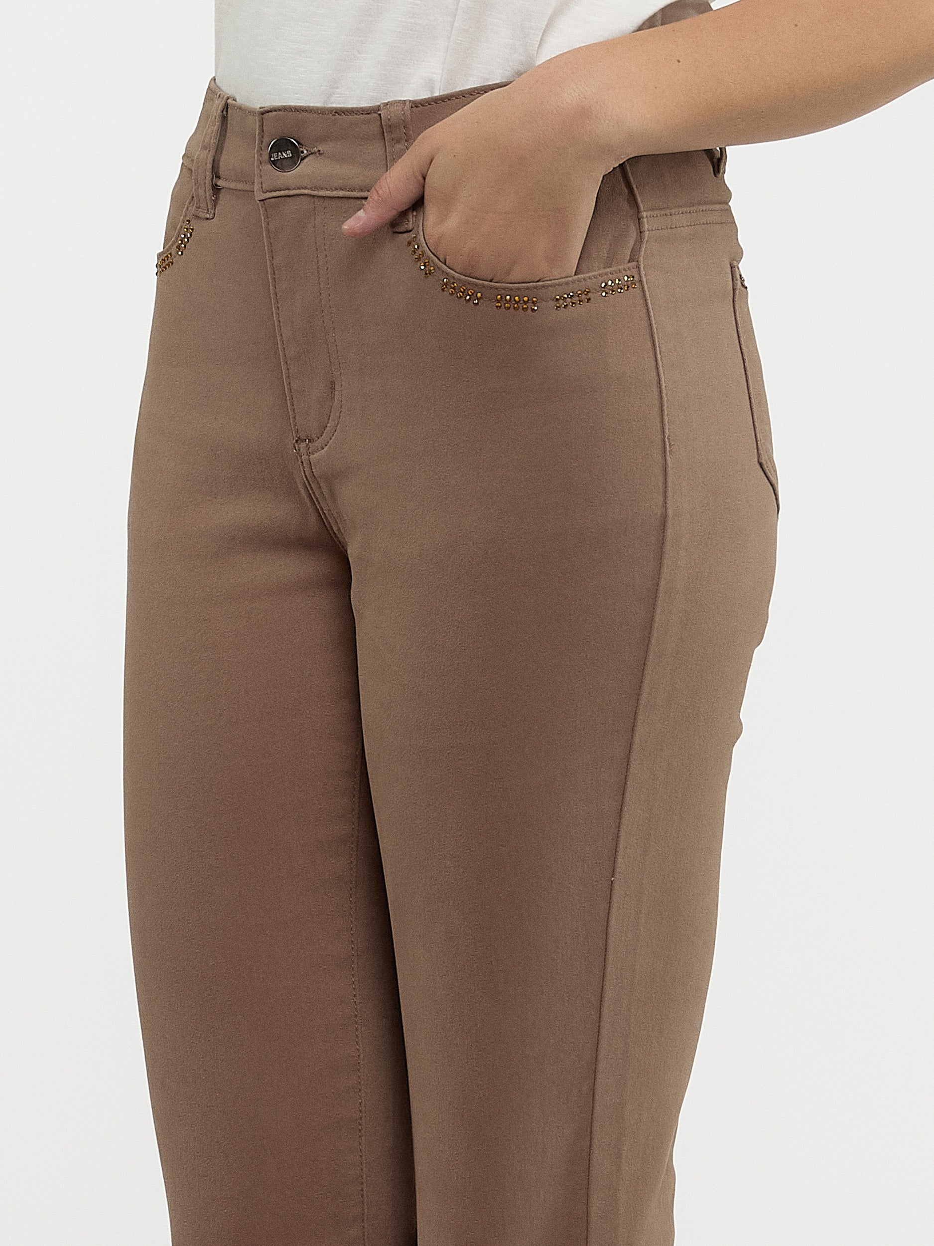 Jean droit à taille haute - Image 6
