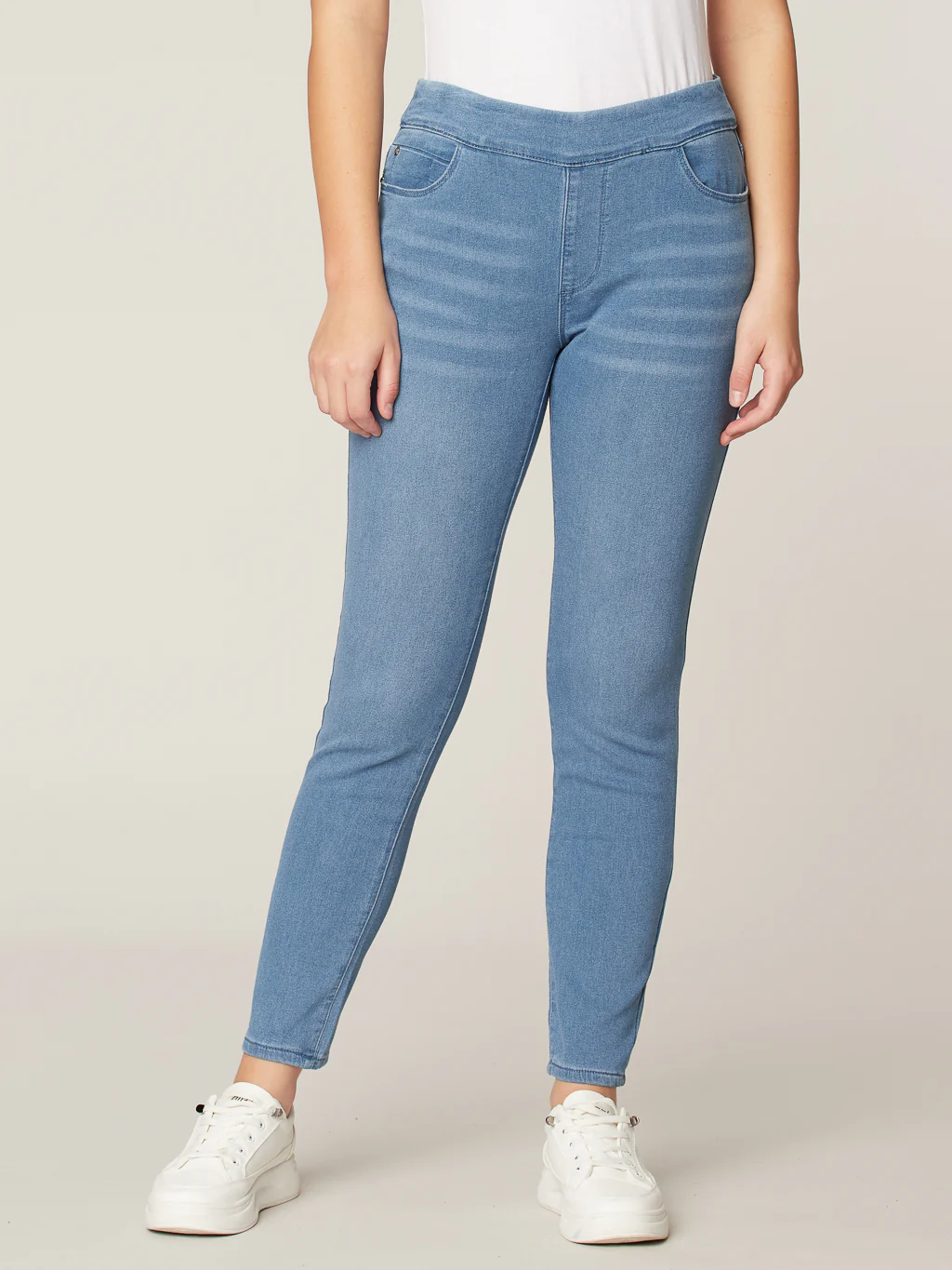 Jean skinny semi-ajusté à enfiler - Image 2