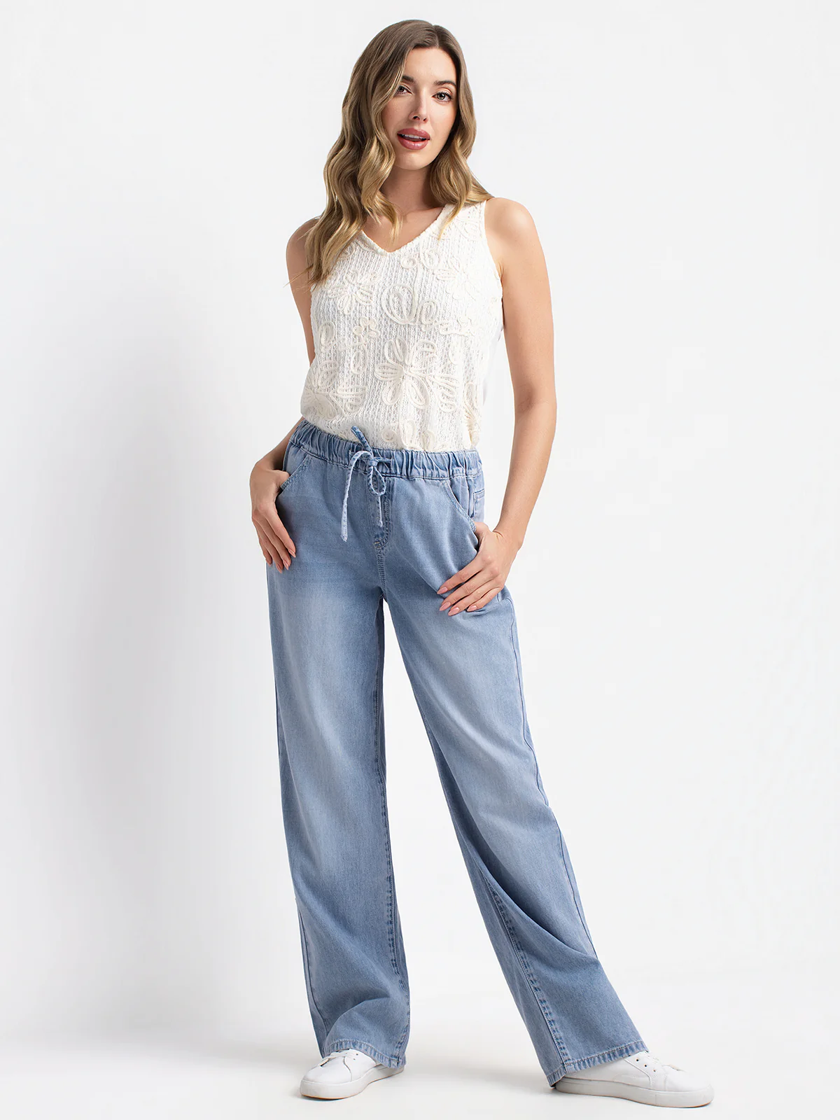 Jeans droit décontracté