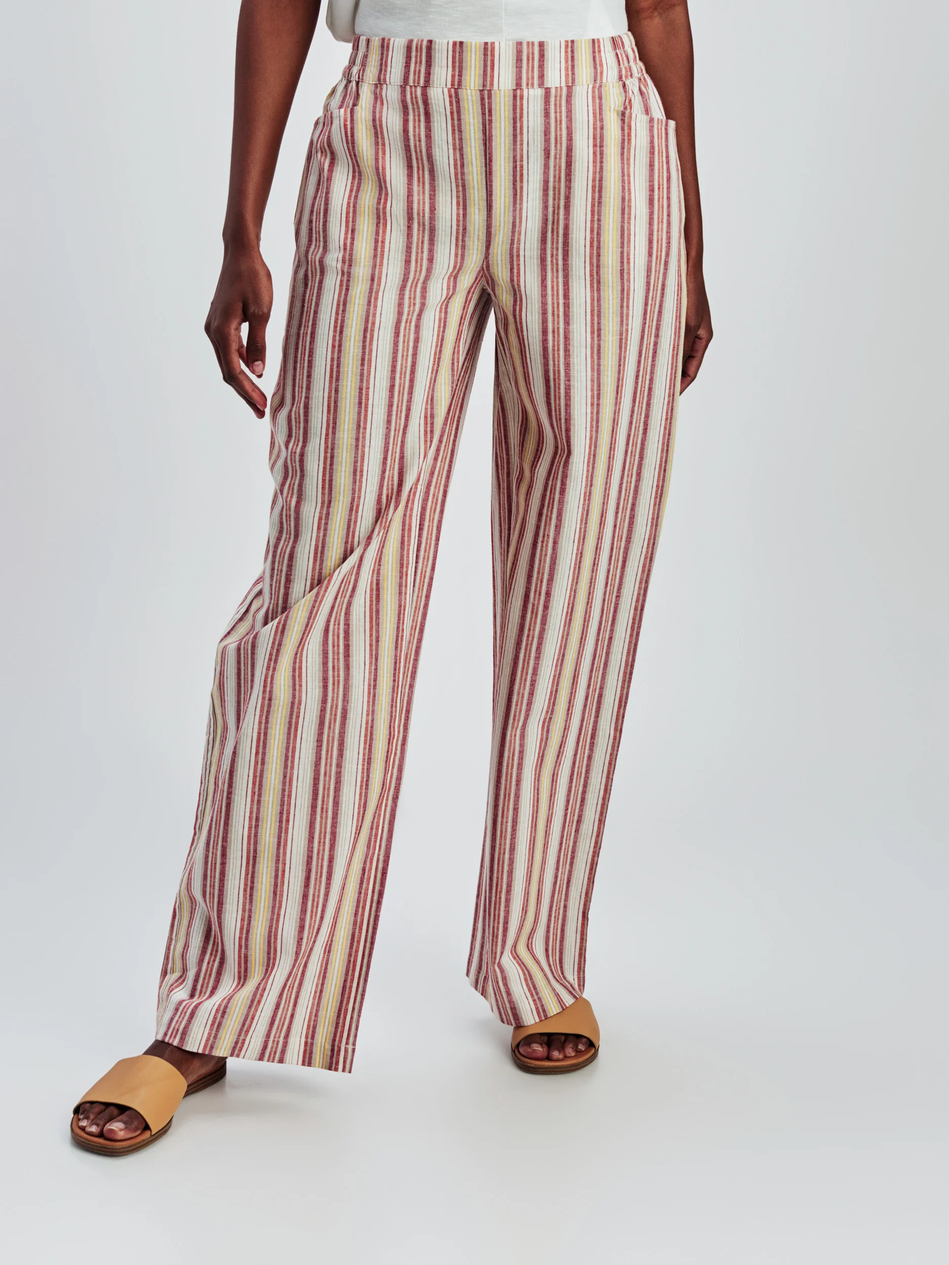 Pantalon décontracté évasé à enfiler - Image 2