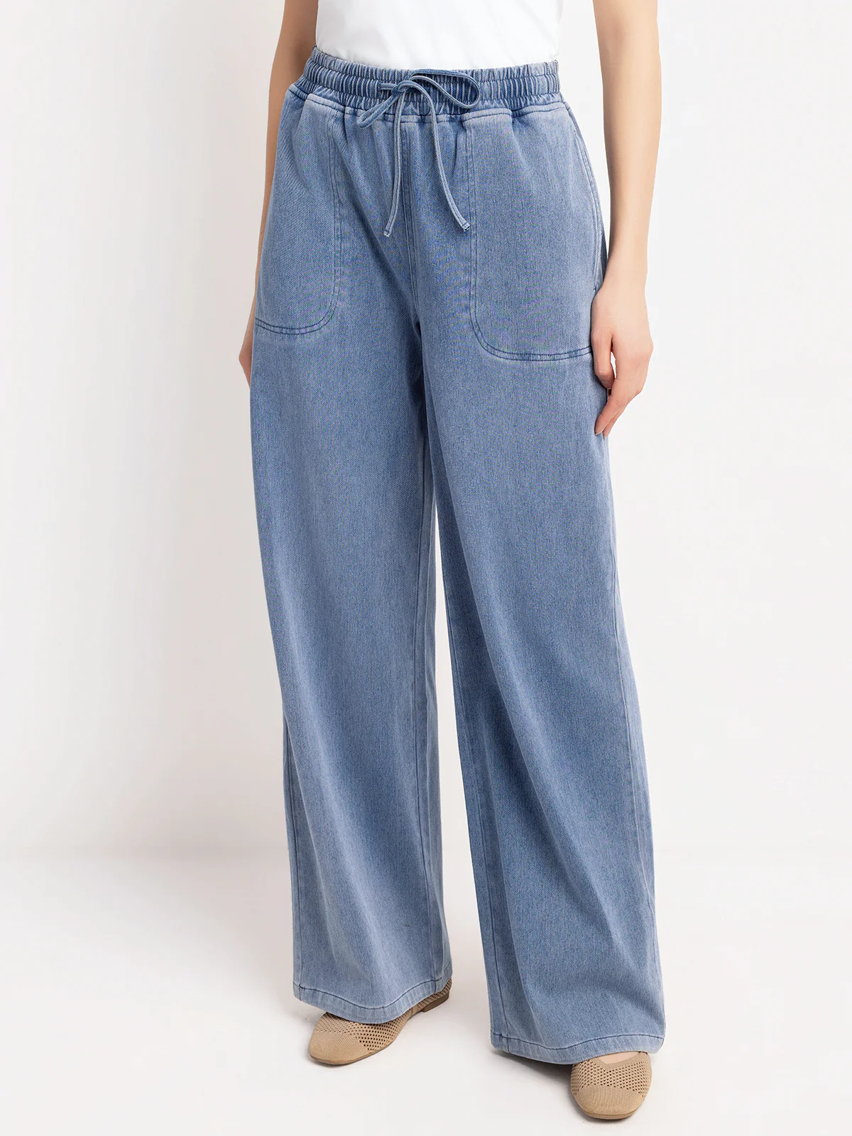 Pantalon denim décontracté - Image 2