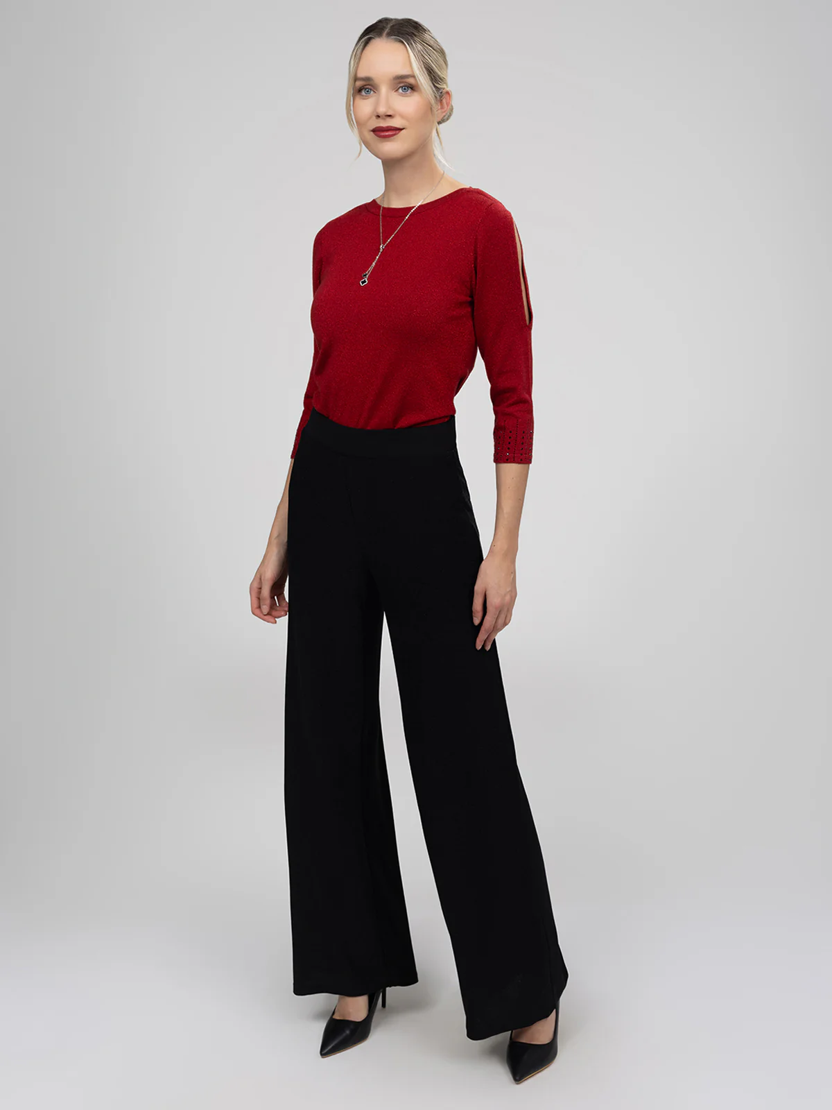 Pantalon droit à enfiler