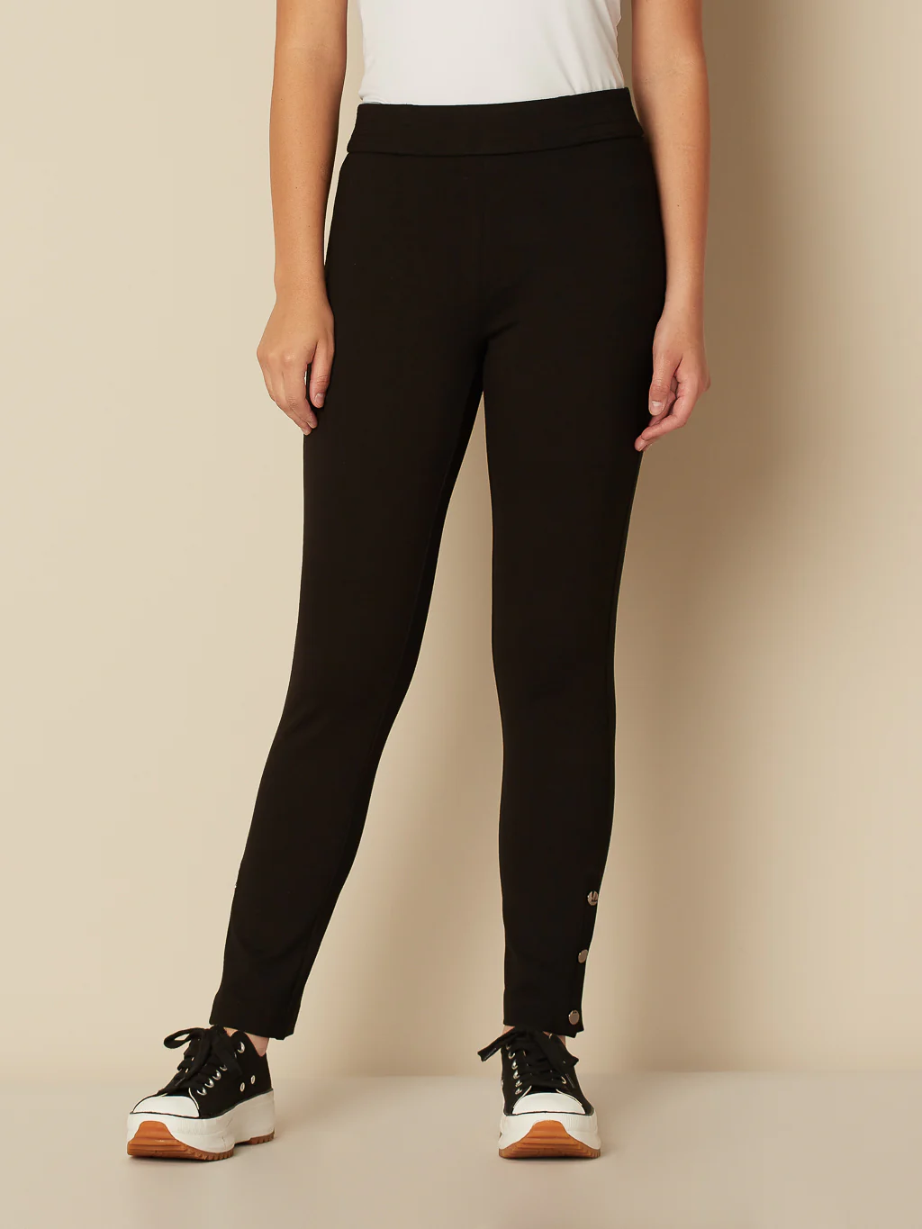 Pantalon droit à enfiler - Petite