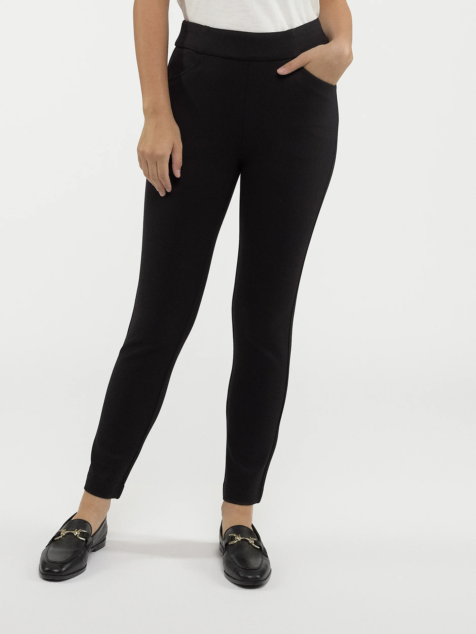 Pantalon droit à enfiler - Petite
