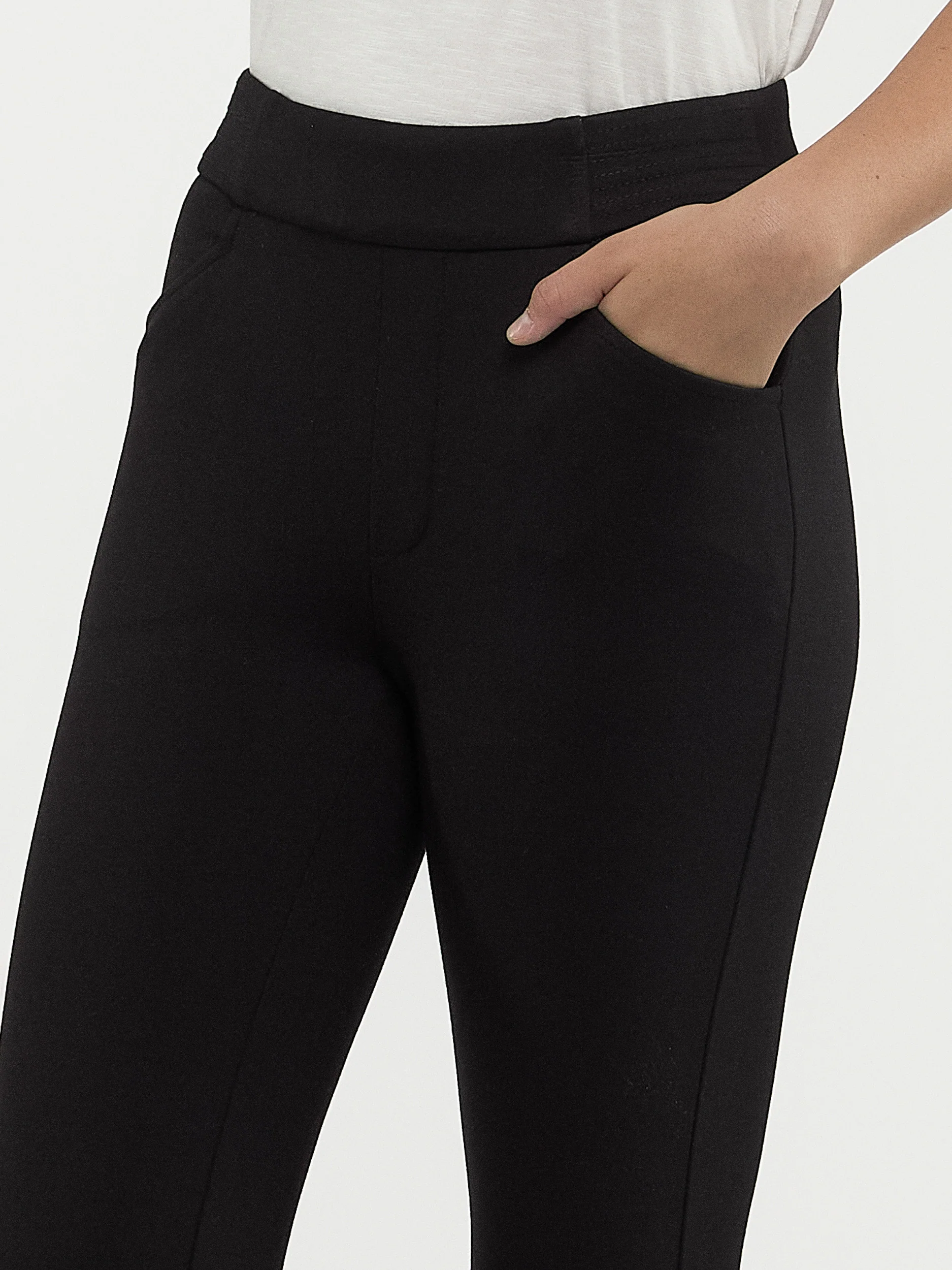 Pantalon droit à enfiler - Petite - Image 2