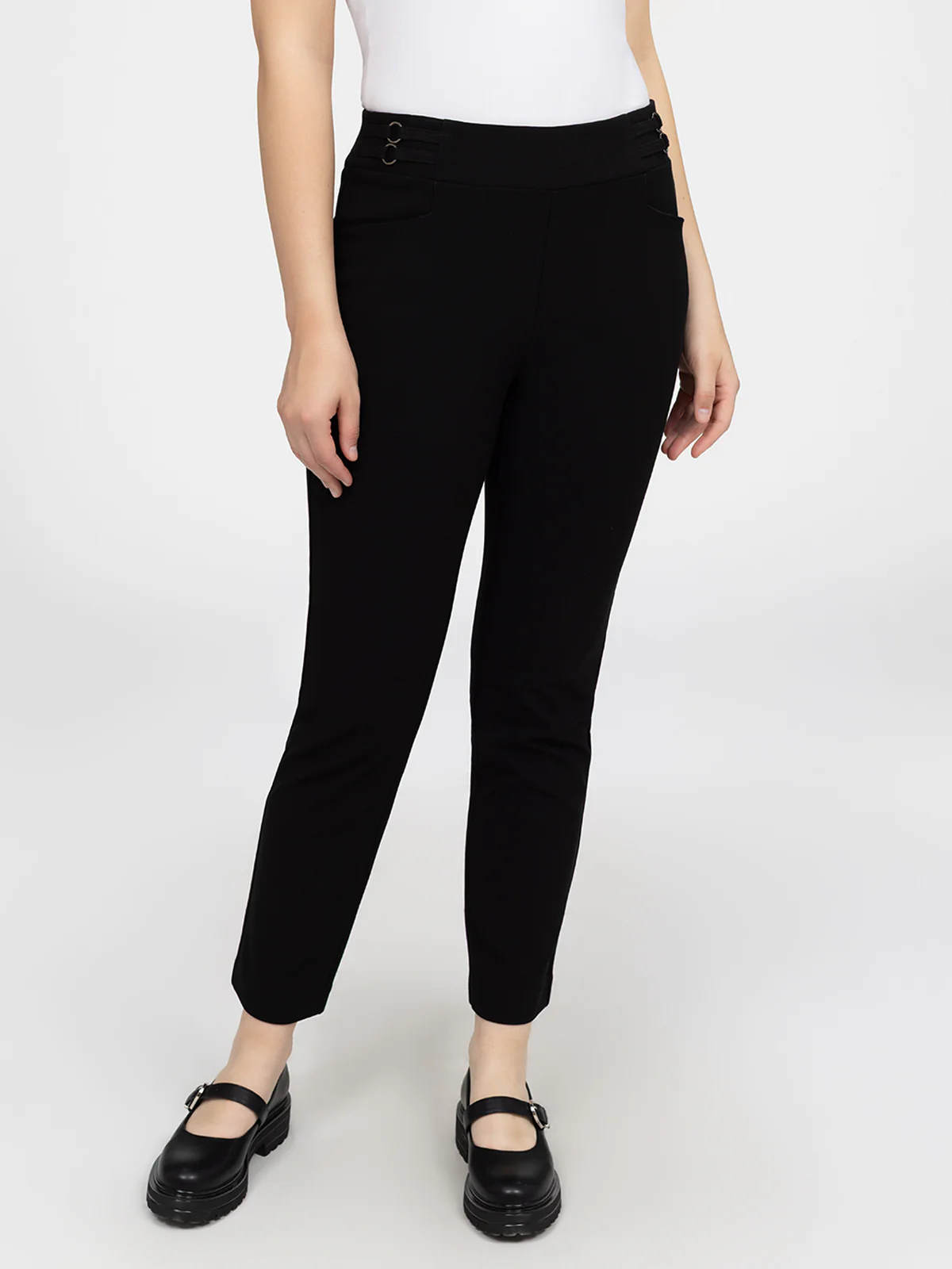 Pantalon droit à enfiler - Petite - Image 2