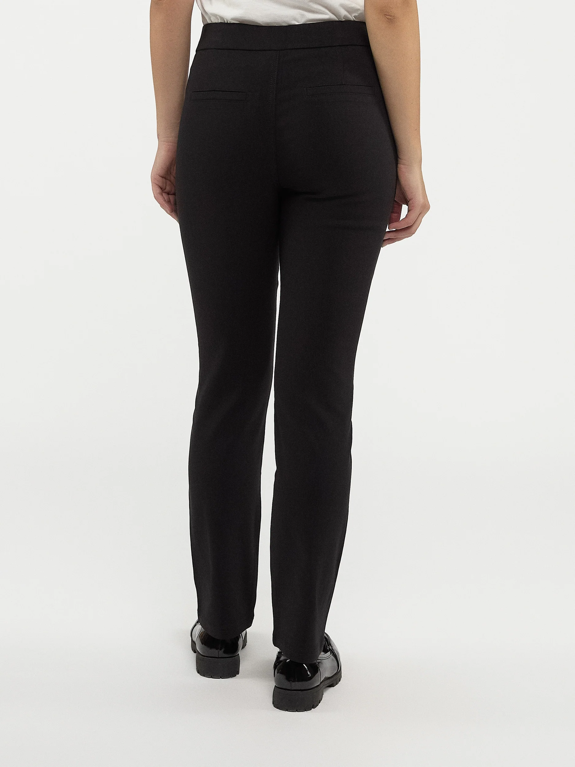 Pantalon droit semi-ajusté à enfiler - Petite - Image 3