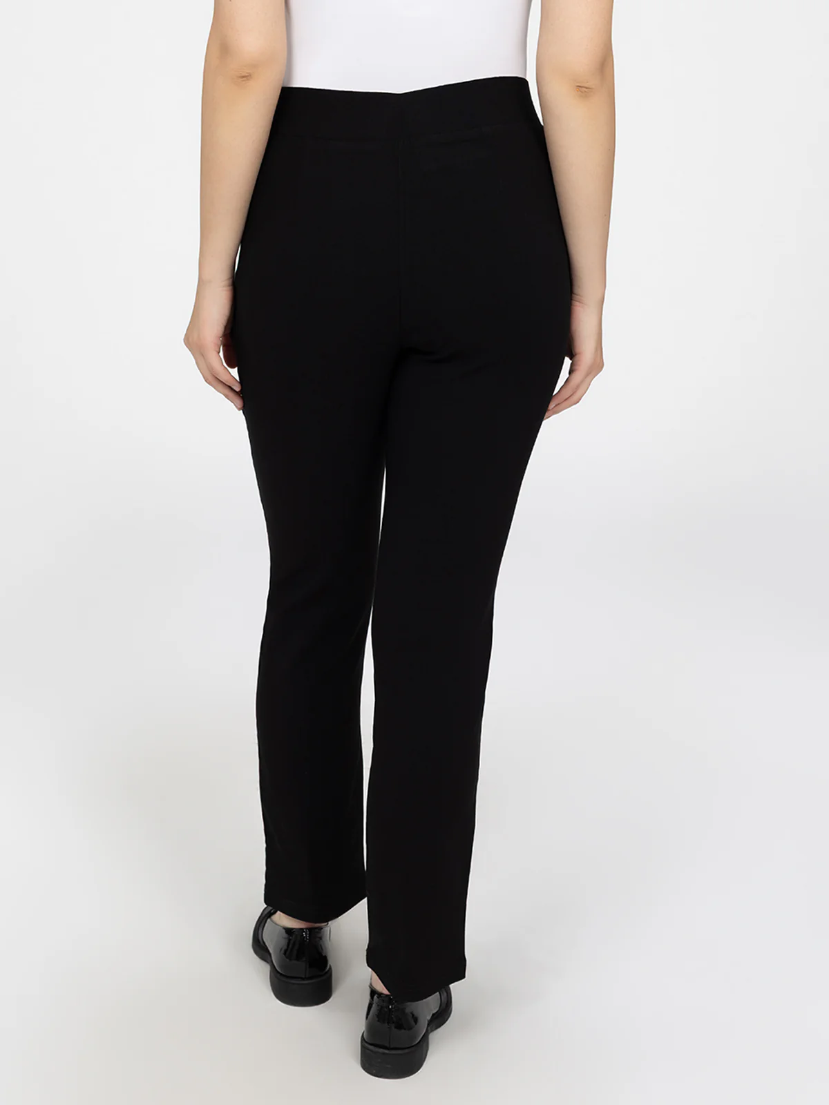 Pantalon droit semi-ajusté à enfiler - Petite - Image 4