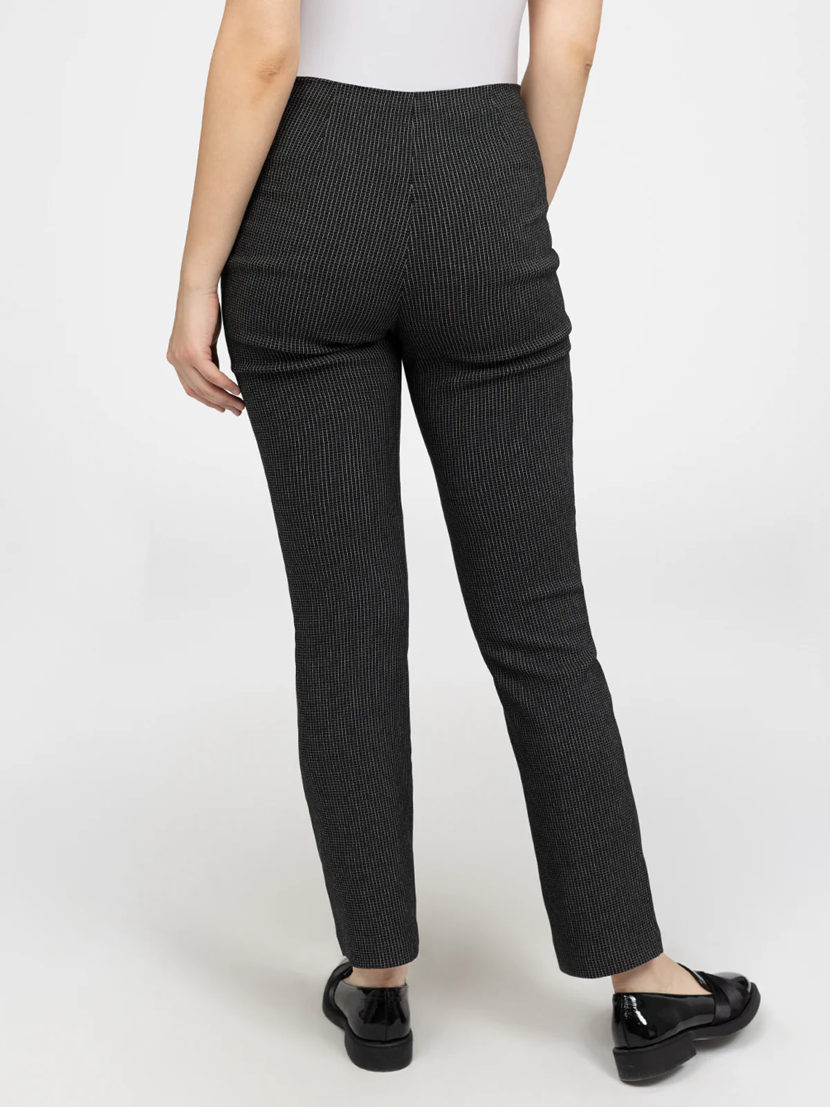 Pantalon droit semi-ajusté à enfiler - Petite - Image 4