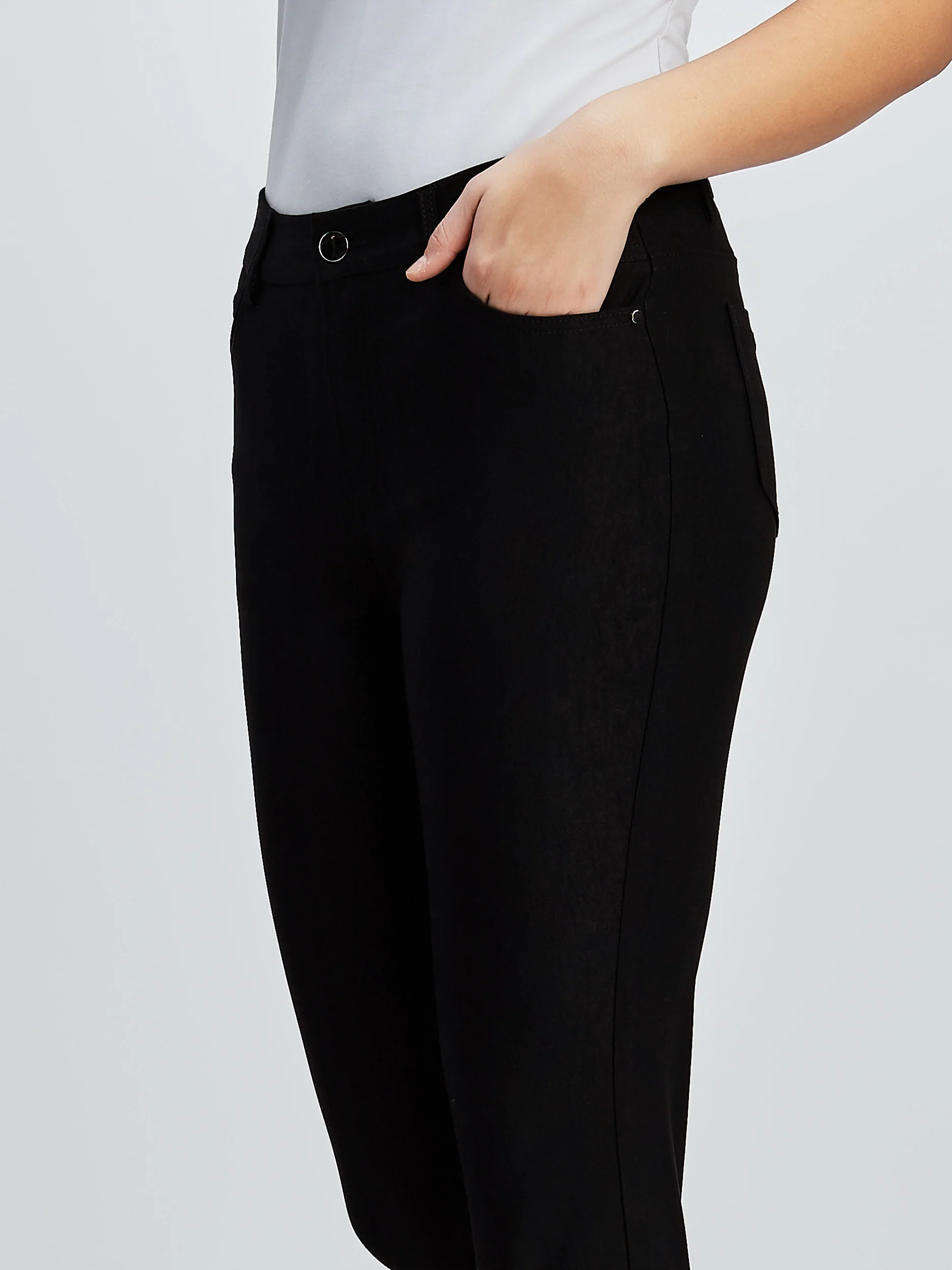 Pantalon droit semi-ajusté à la cheville - Image 2