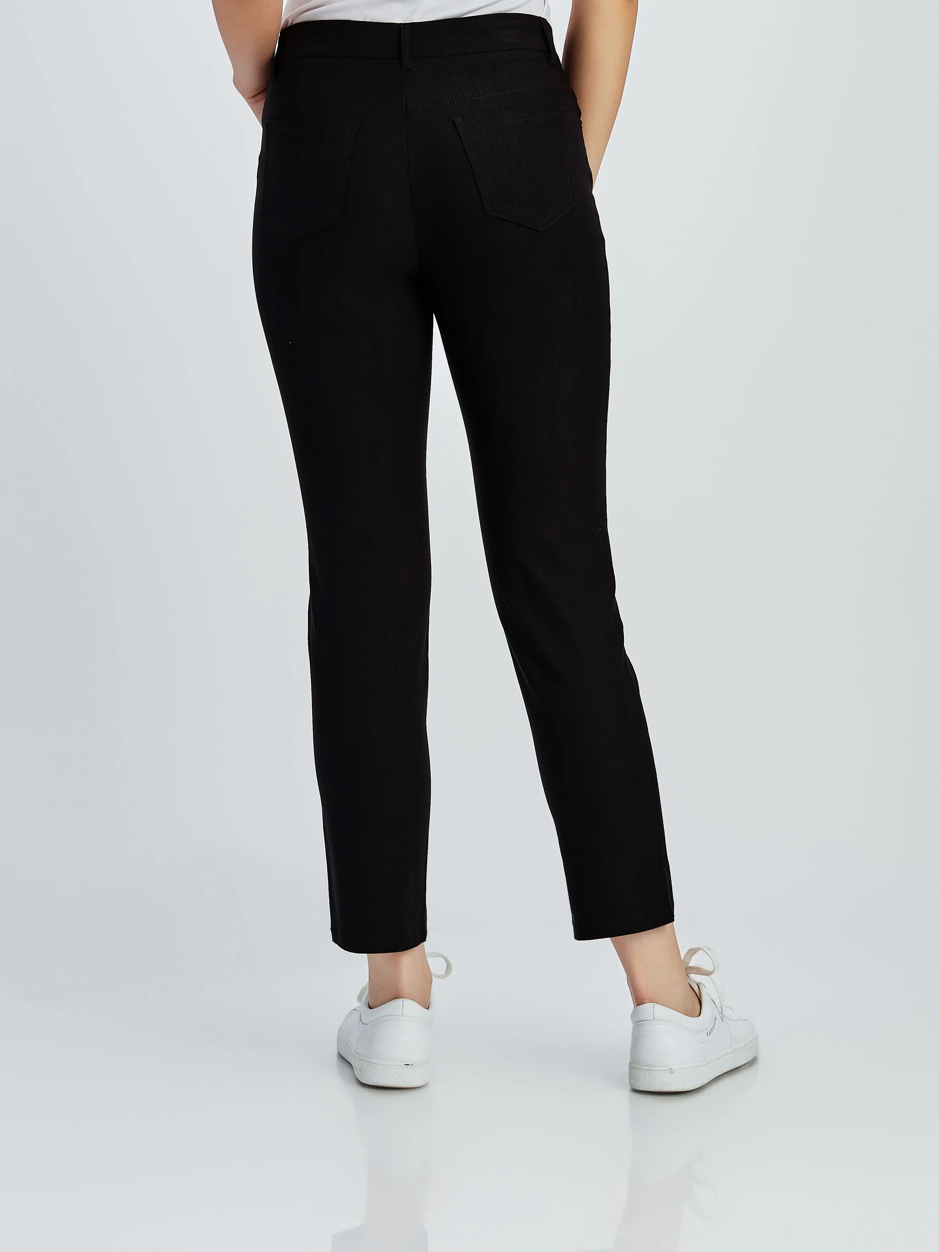 Pantalon droit semi-ajusté à la cheville - Image 3