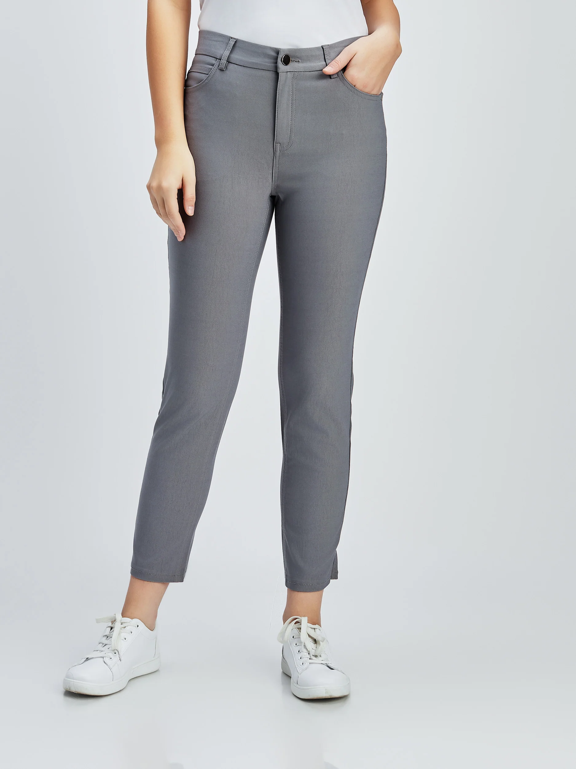 Pantalon droit semi-ajusté à la cheville - Image 5