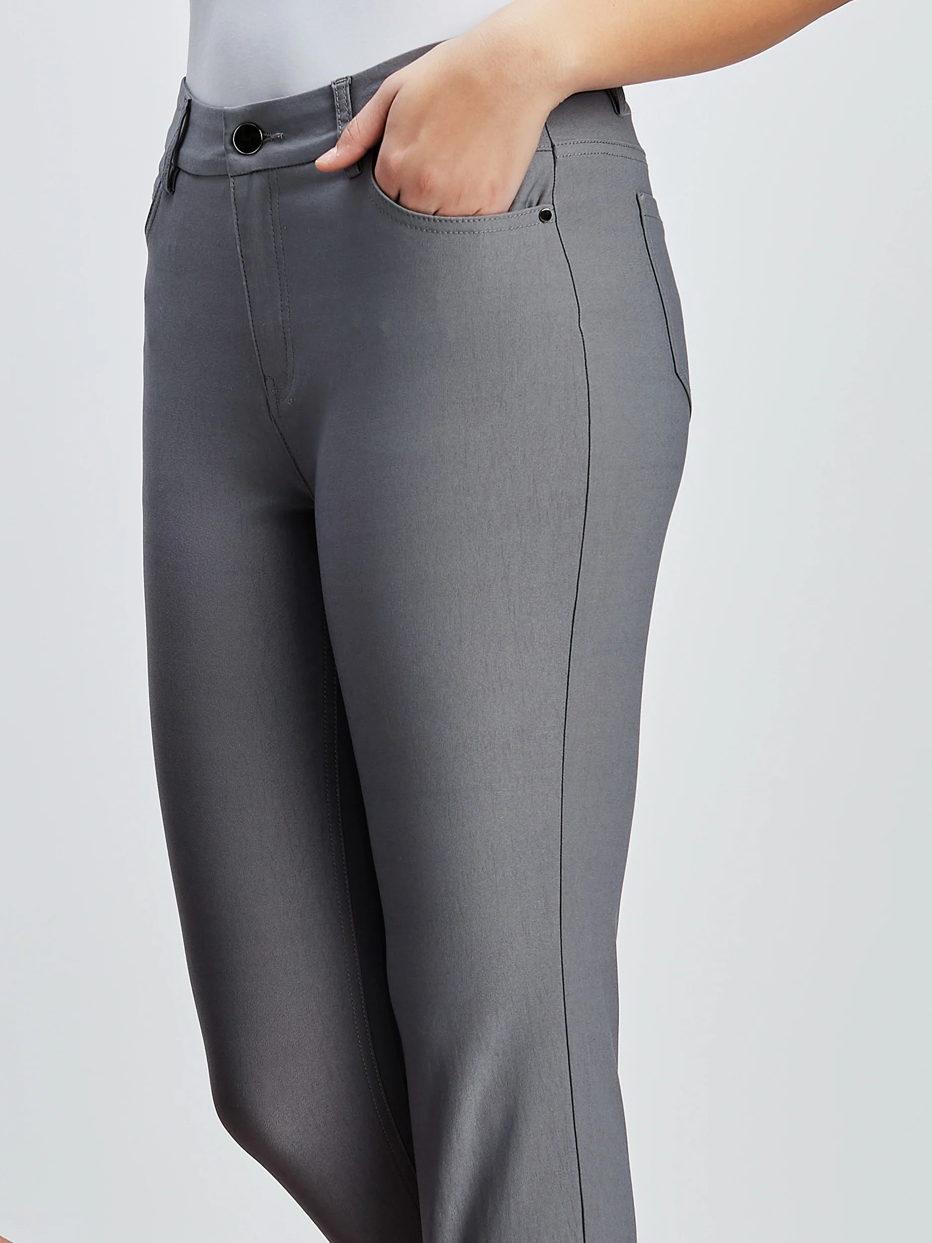 Pantalon droit semi-ajusté à la cheville - Image 6