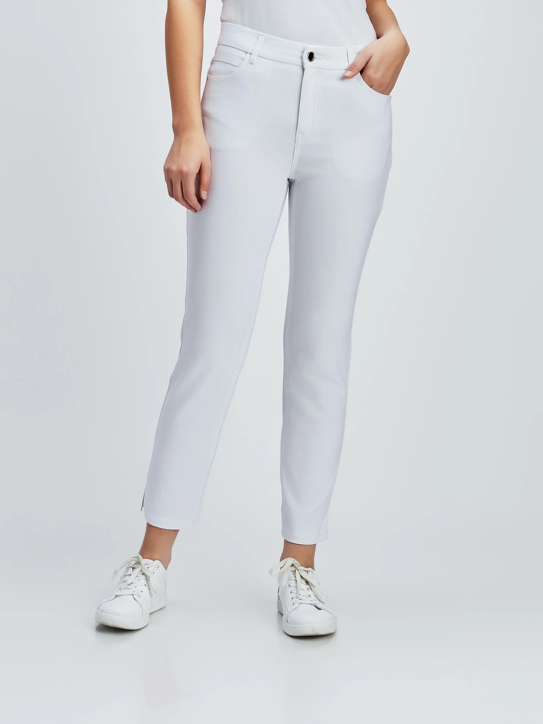 Pantalon droit semi-ajusté à la cheville - Image 9